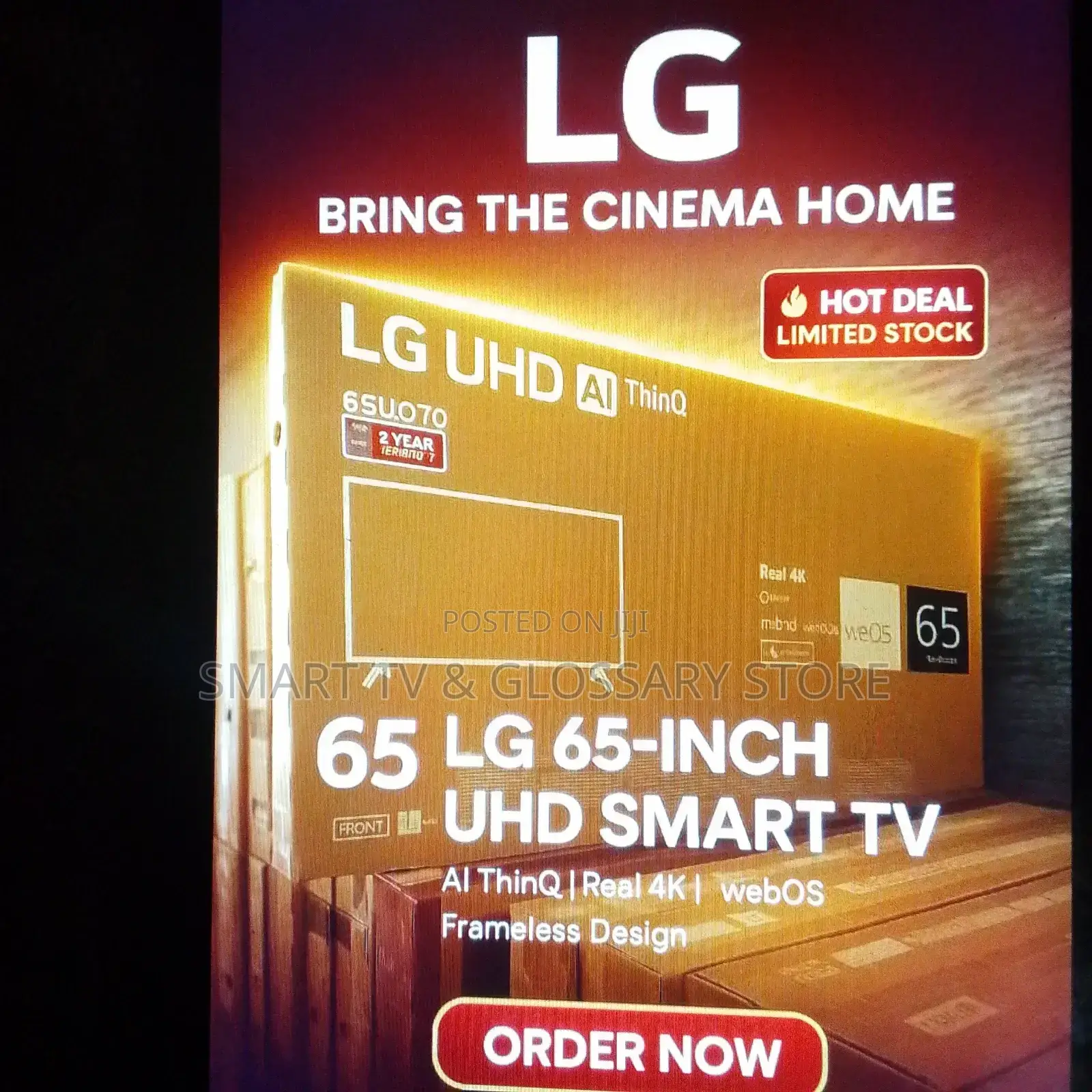Lg 65 Inches Smart Tv With Breathtaking Visual Gameplay