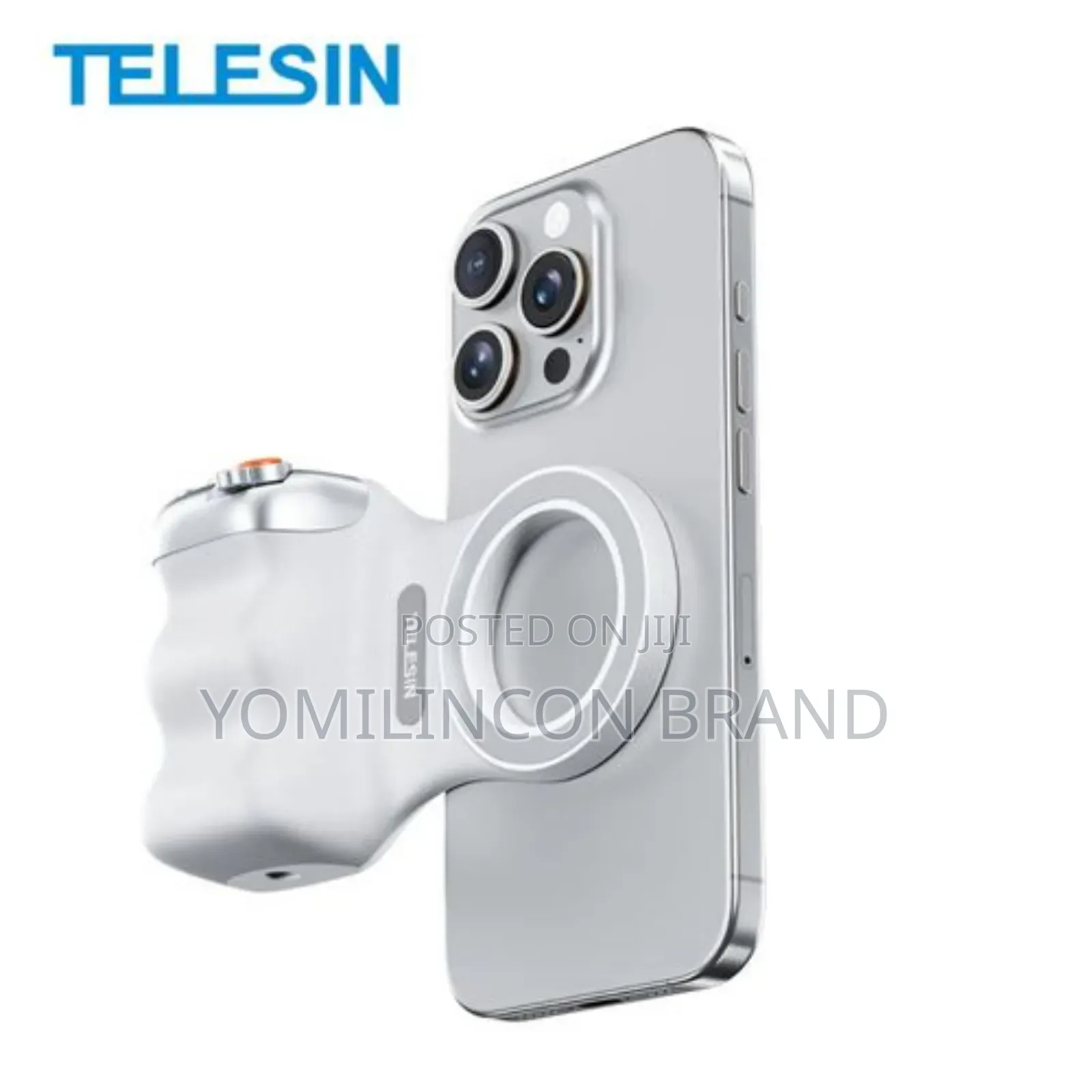 Telesin Fun Shot Magnetic Phone Camera Grip + C03 Magneti Selfie Light
