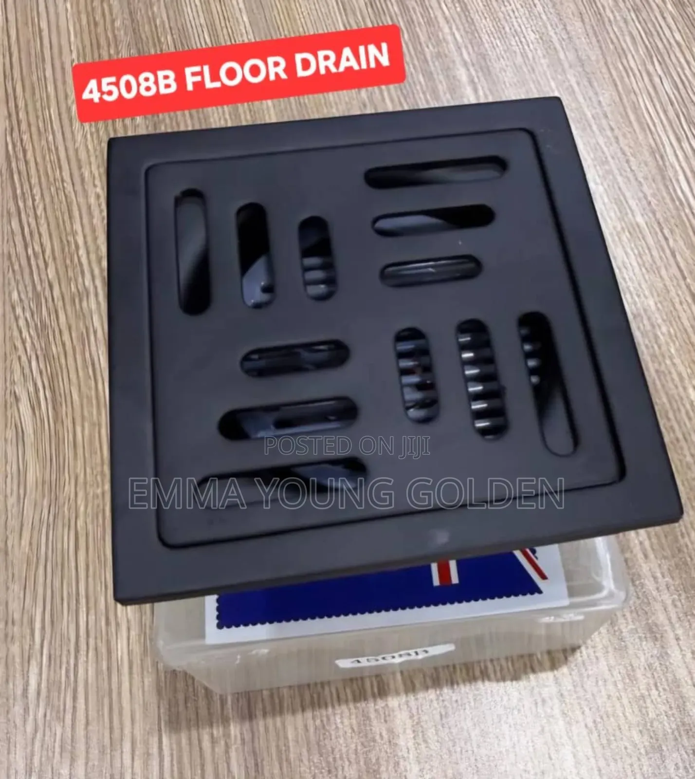 High Grade Matt Black Floor Drain