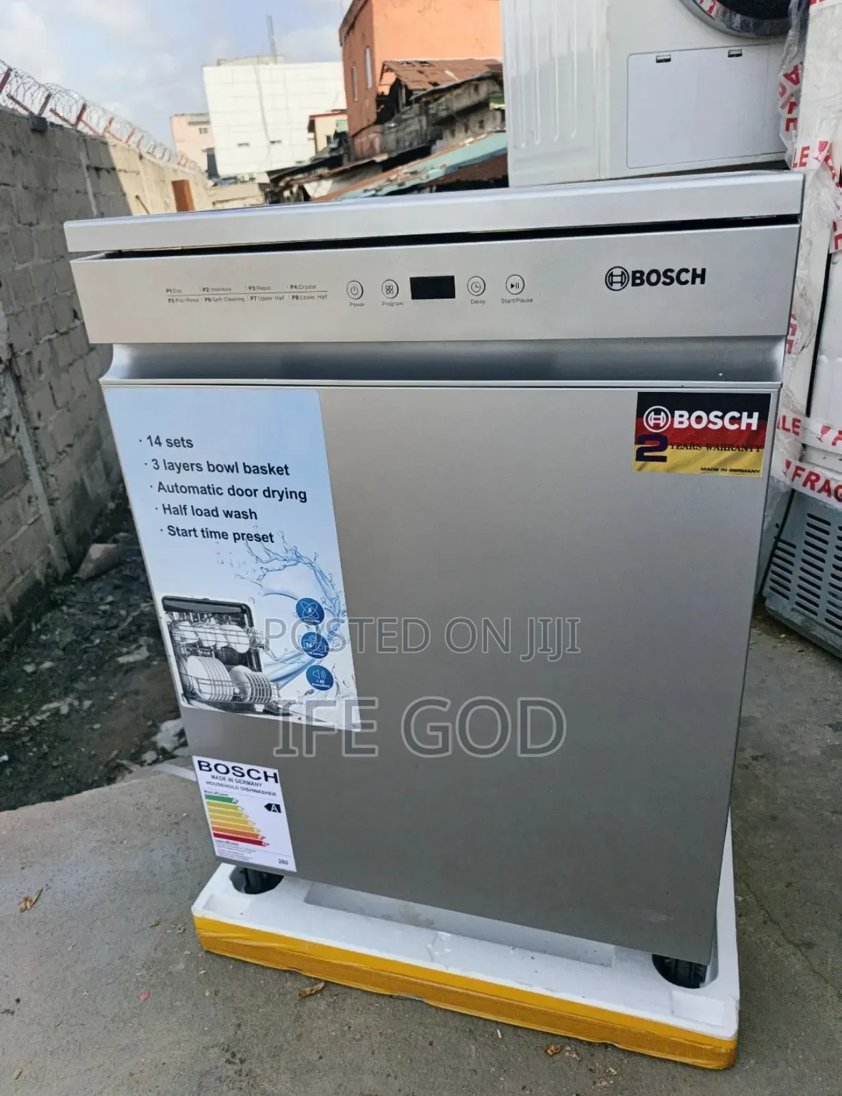 Original Quality Bosch 14 Sets Standing Dishwasher With Led Display