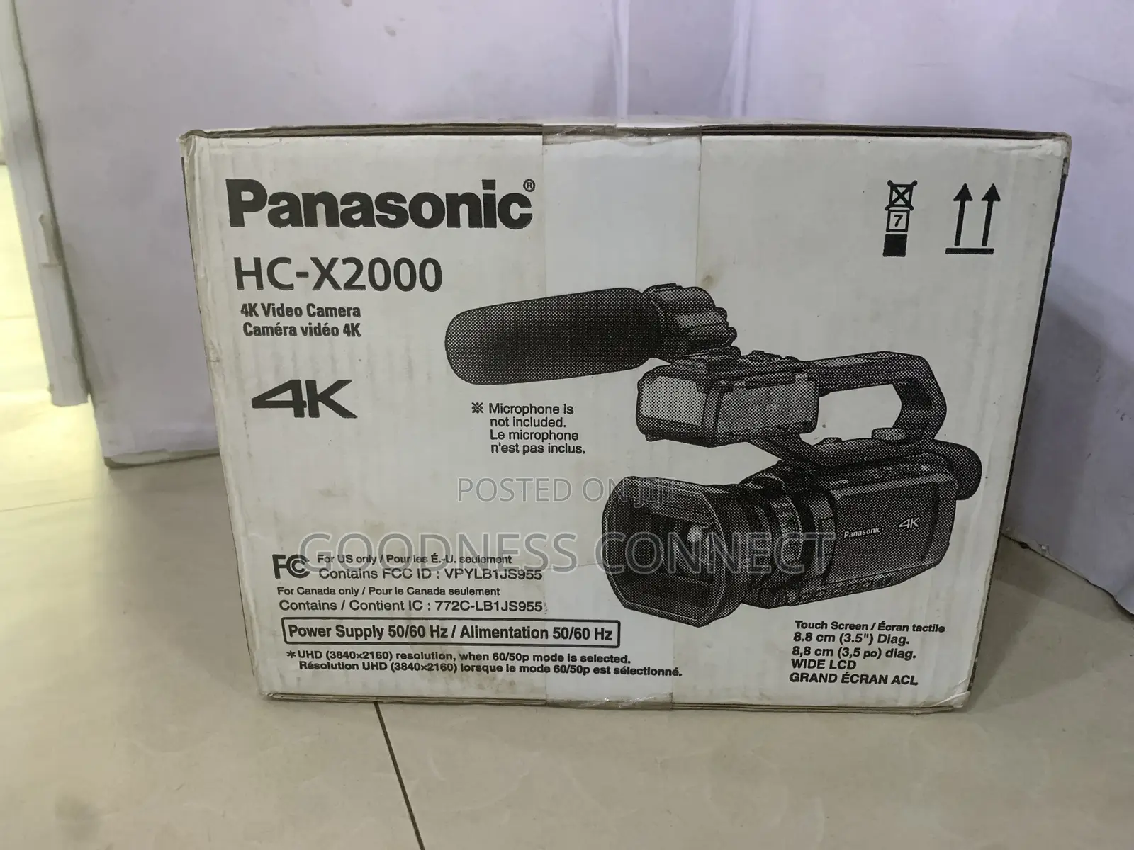 Panasonic Hc-x2000 4k Video Camera
