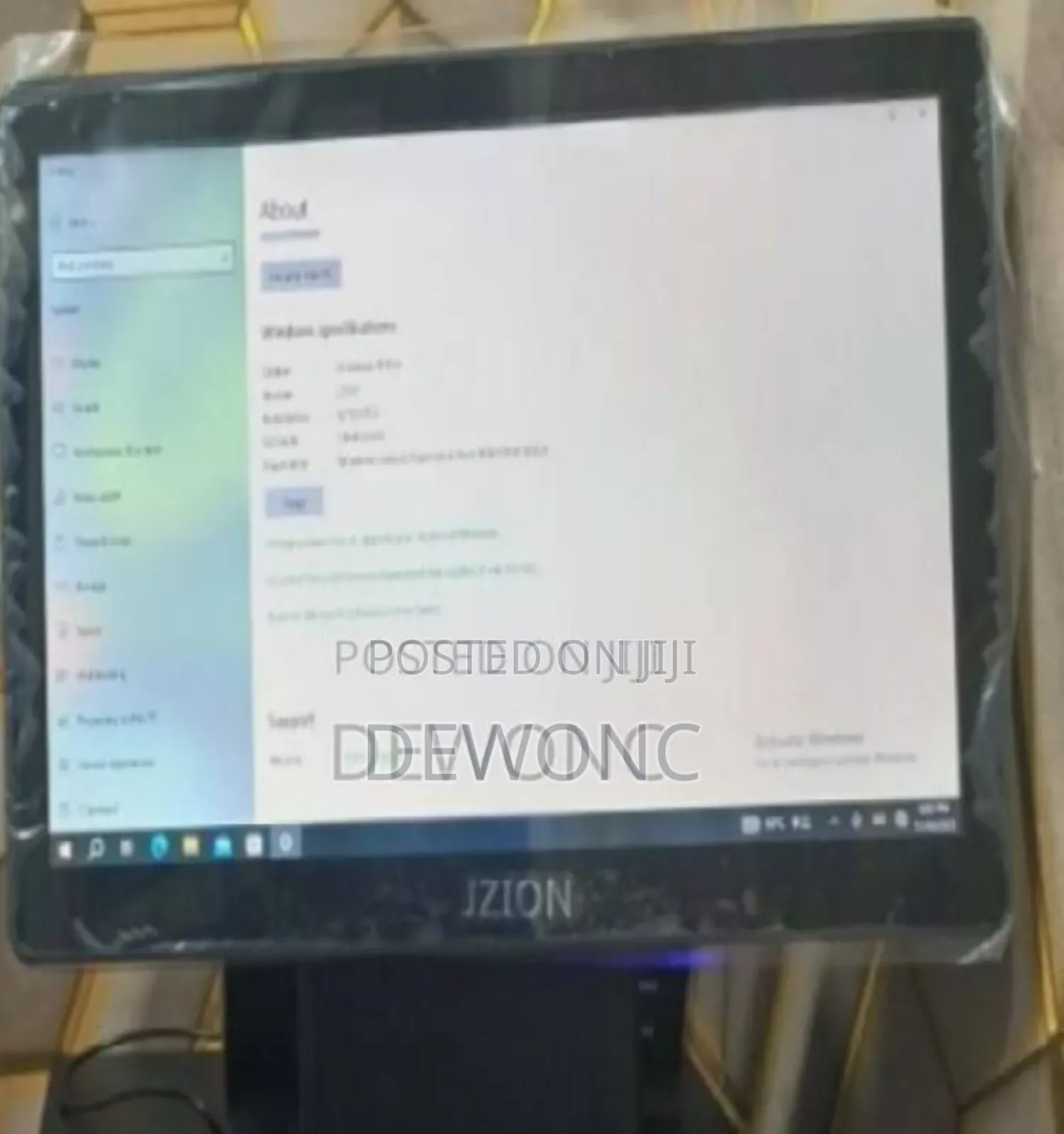 POS System 15.6 Inches + VFD Single Screen