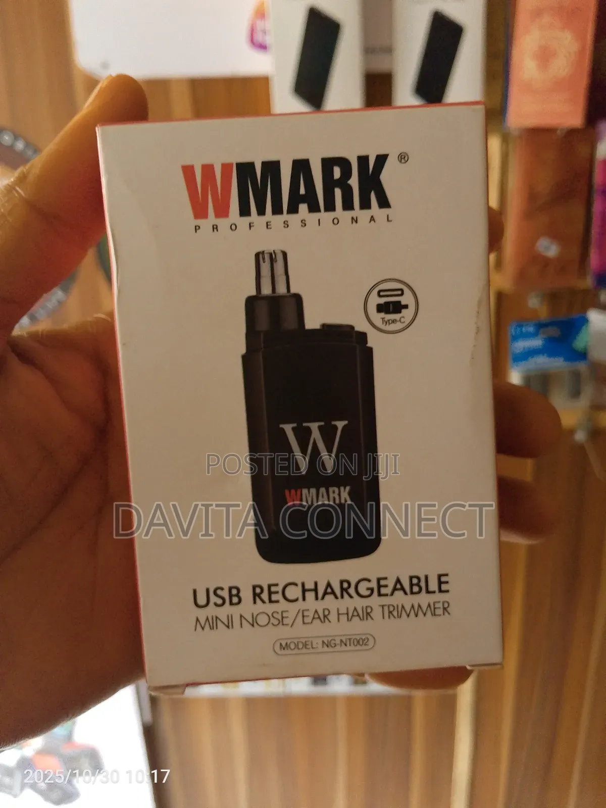 Wmark Ng-Nt002 Usb Rechargeable Nose Hair