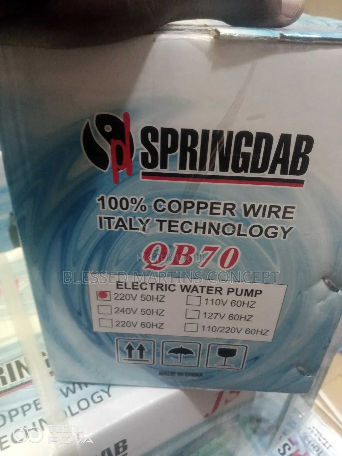 0.75hp Surface Pump, Springdab. 100% Copper Coil