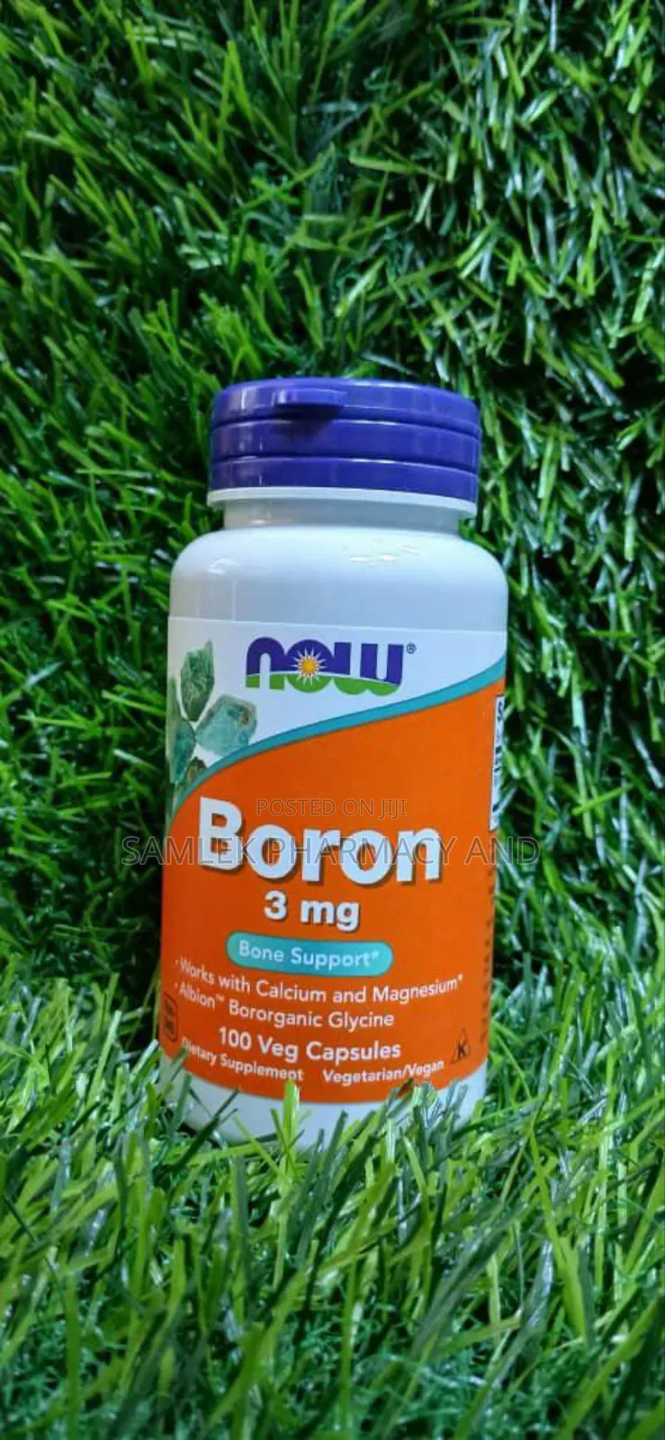 Now Boron 3 Mg (Bone&Structural Support)- 100vegcaps
