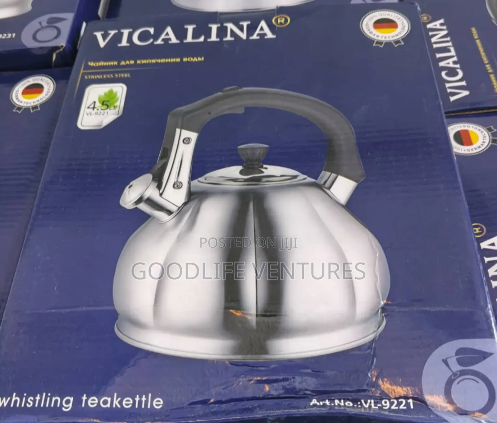 4.5 Litre Vicalina Whistle Kettle