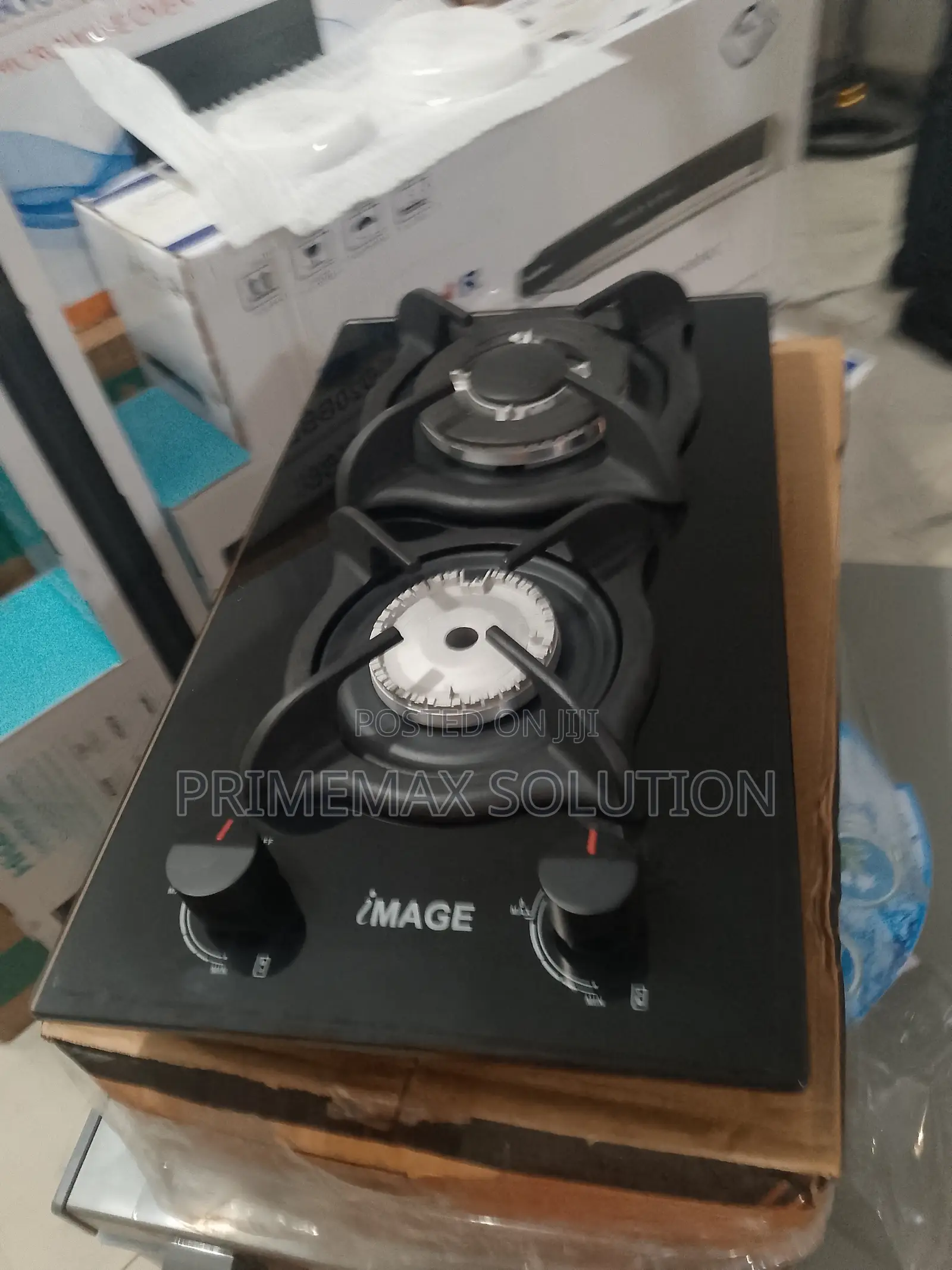 Image Heavy Duty Cast Iron 2 Burner Hob