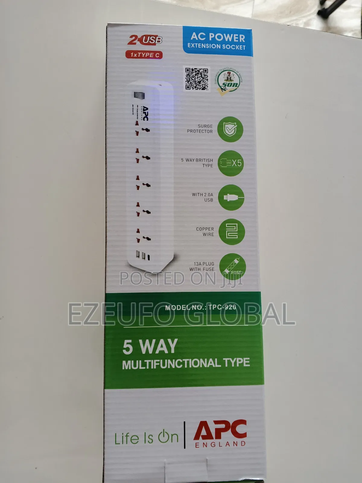 APC Surge Protector 5 Outlet Extension