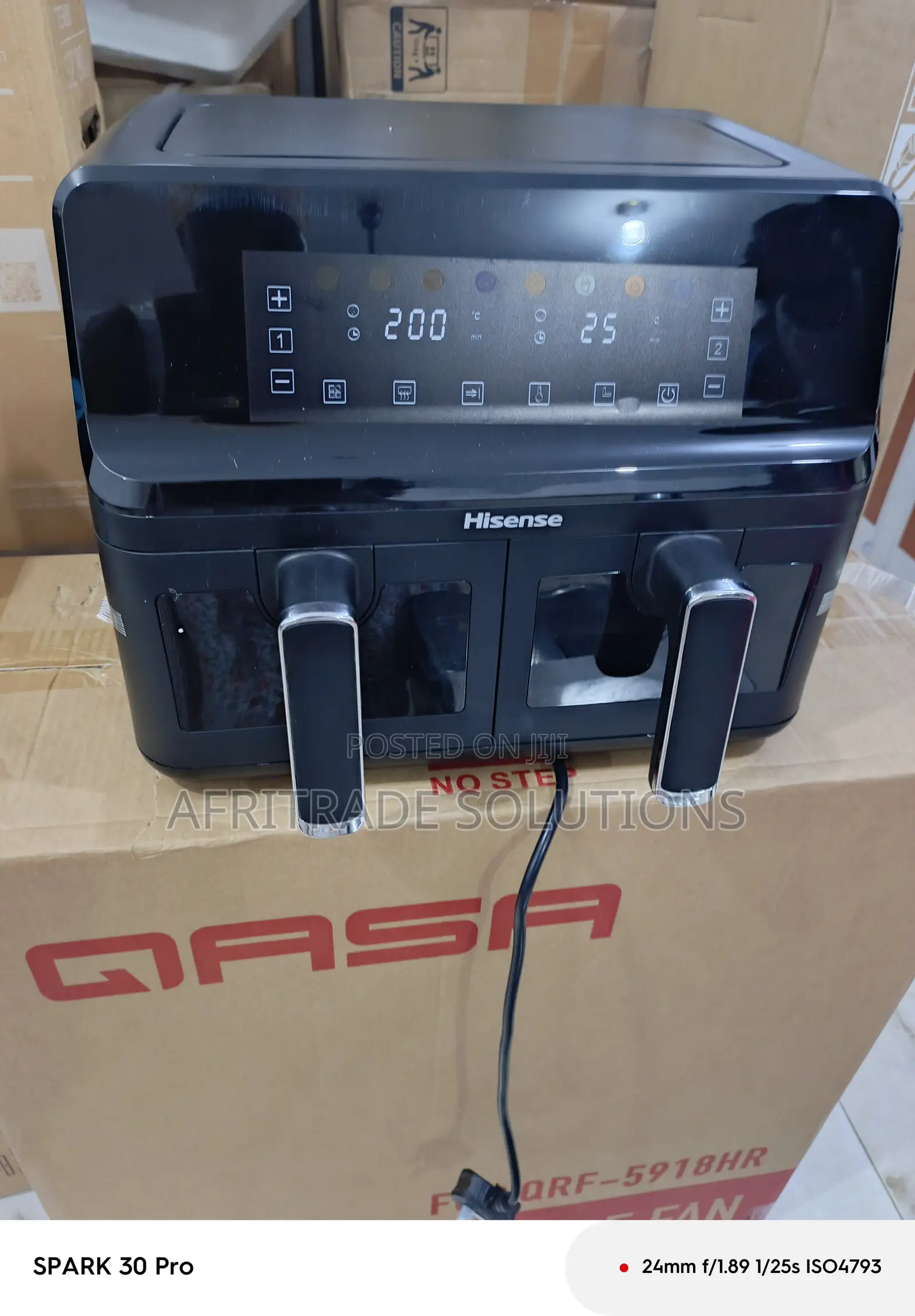 Hisense 8 Litre Air Fryer – Extra Large Family Size