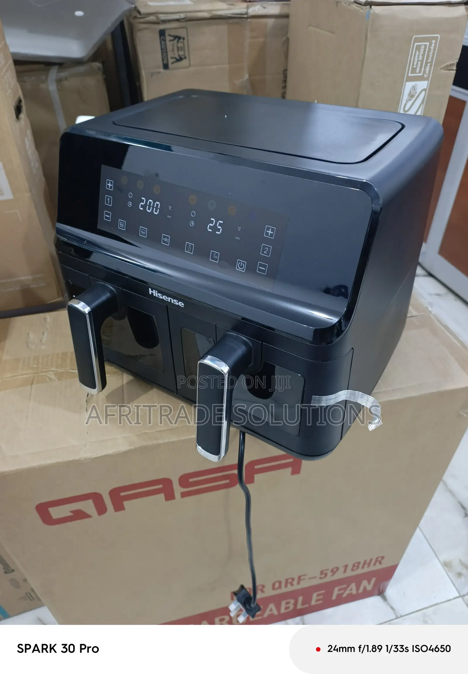 Hisense 8l Digital Air Fryer – Smart Cooking Appliance
