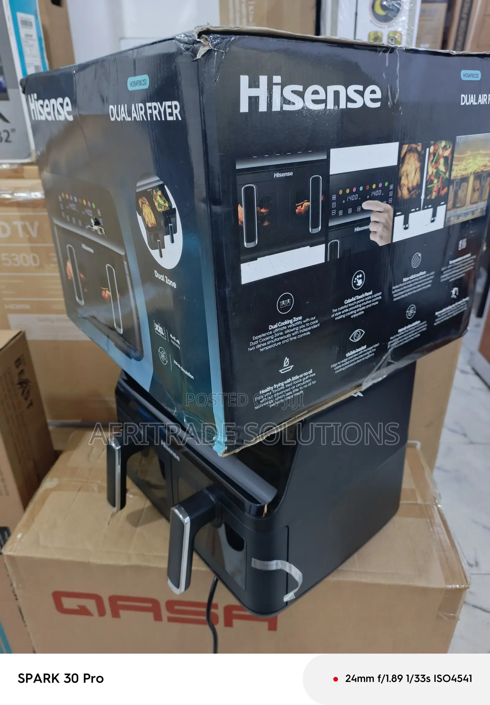 Hisense 8l Air Fryer – Energy-Saving Smart Cooker