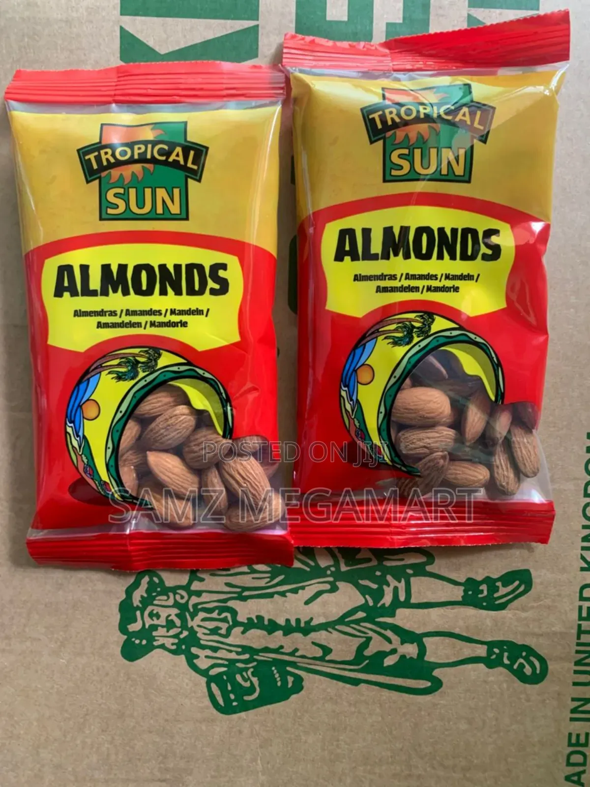 Tropical Sun Almonds Nut 20x100g