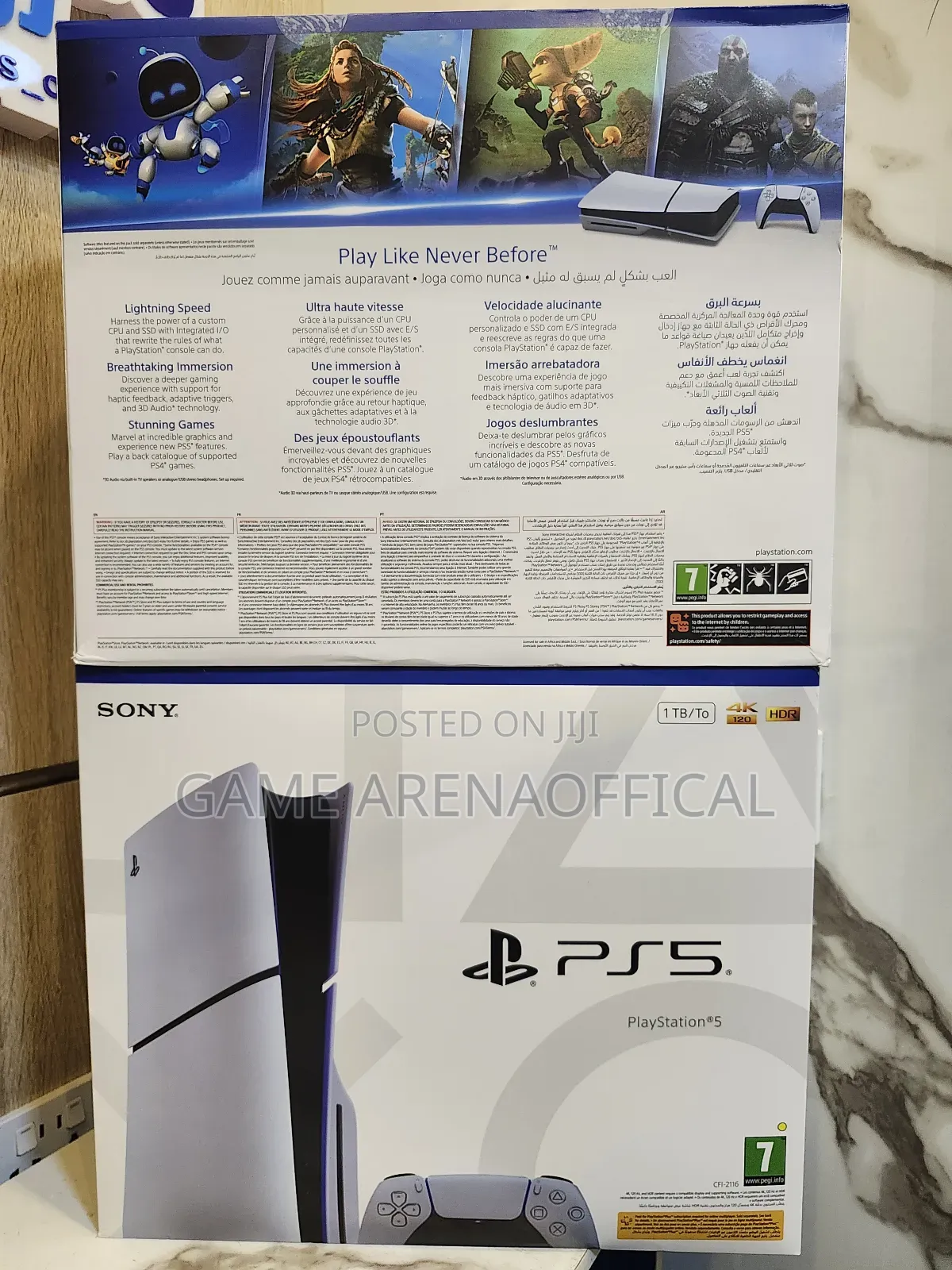 Sony Ps5 Slim Standard – Brand New + Full Kit Inside
