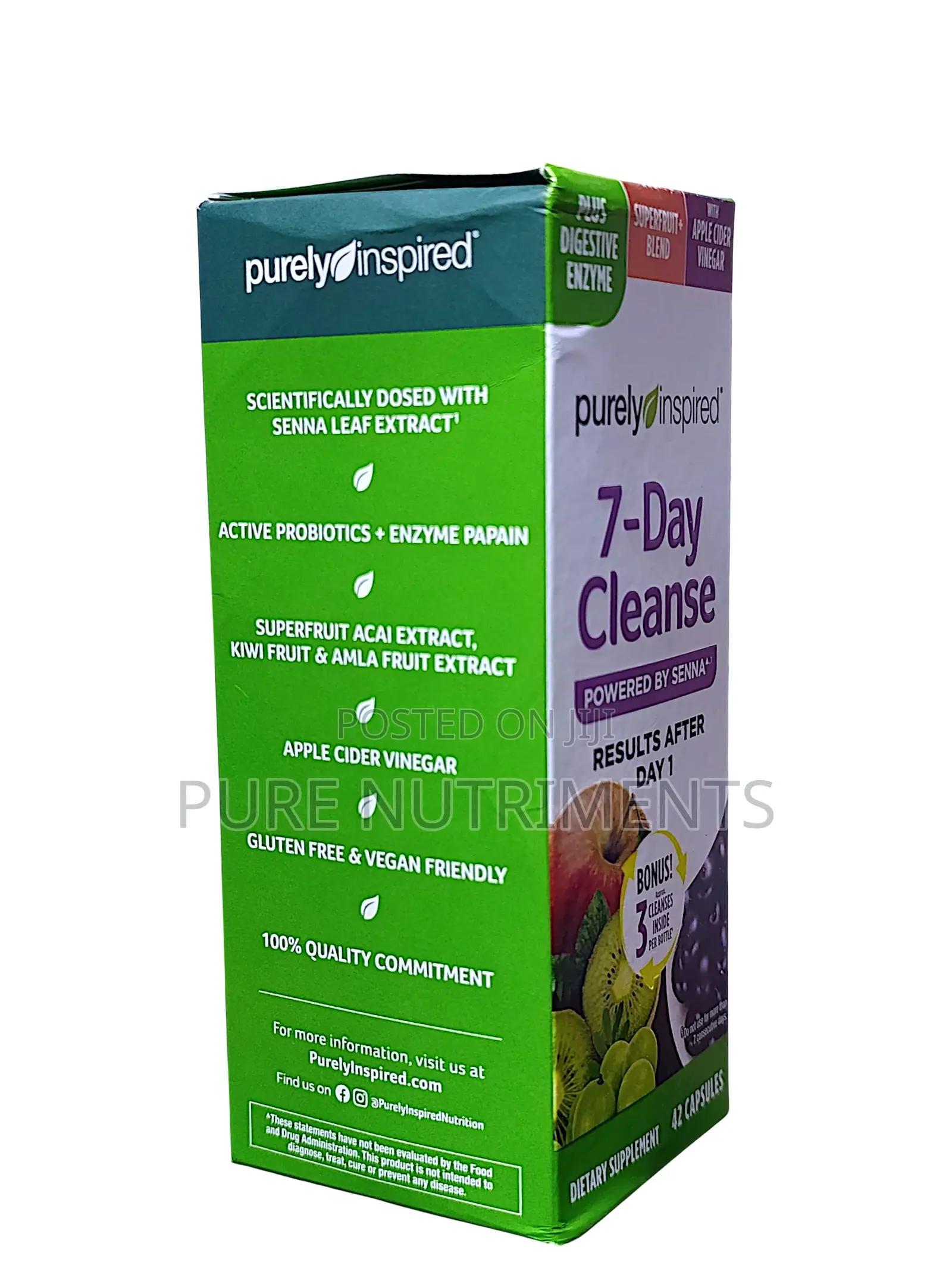 Purely Inspired 7-Day Cleanse – Detox Digestive Support 42 Capsules