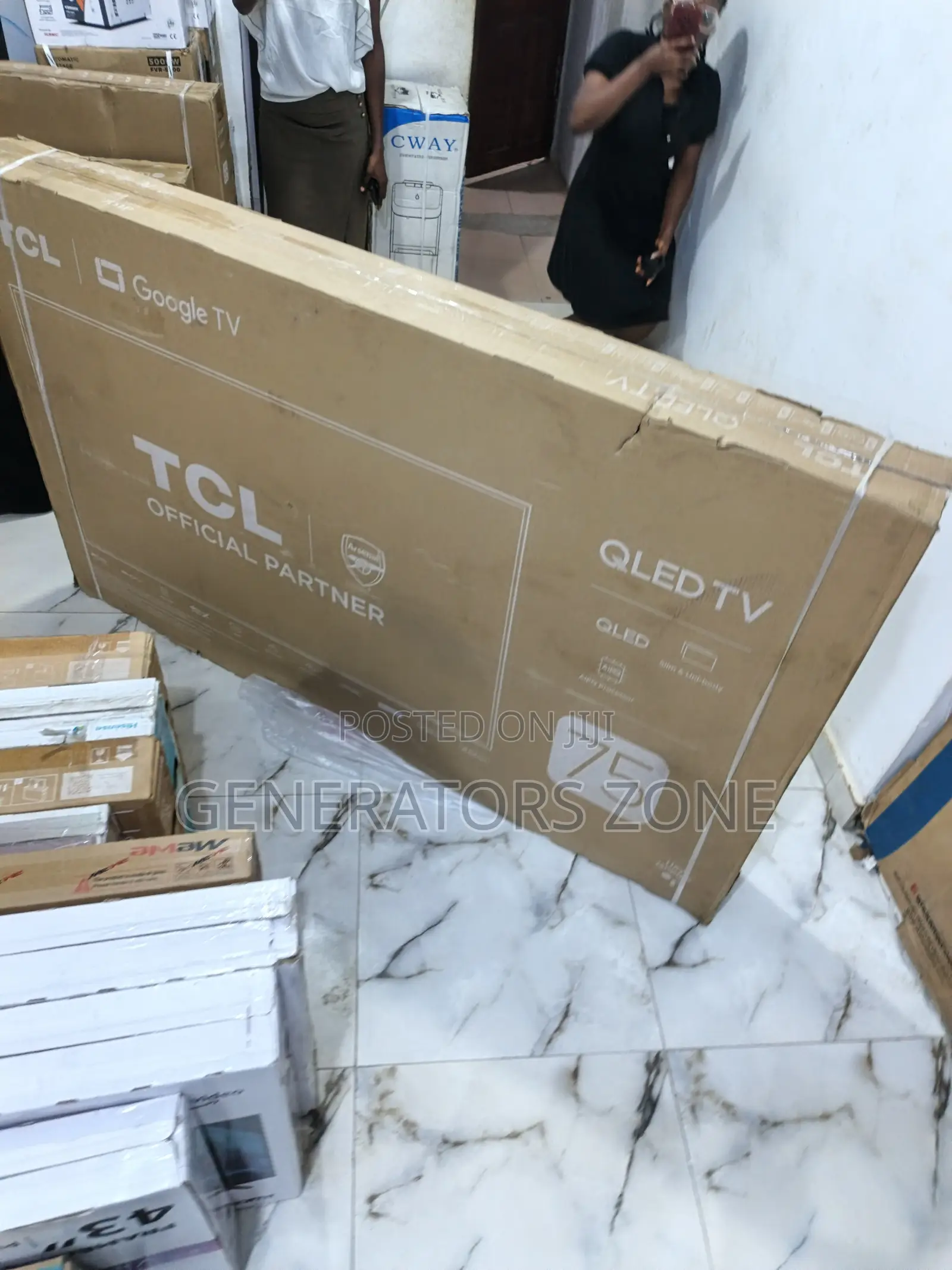 75 Inch TCL 75p7k Qled Smart Tv – Wifi Enabled