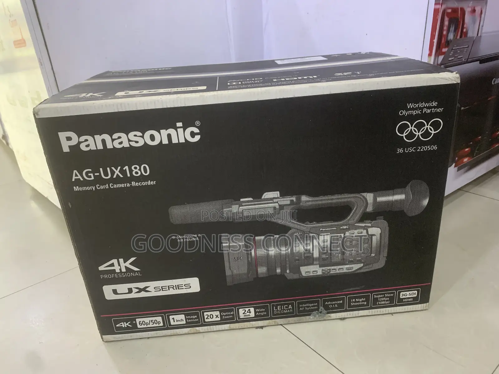 Panasonic Ag-ux180 4k Vide Camera