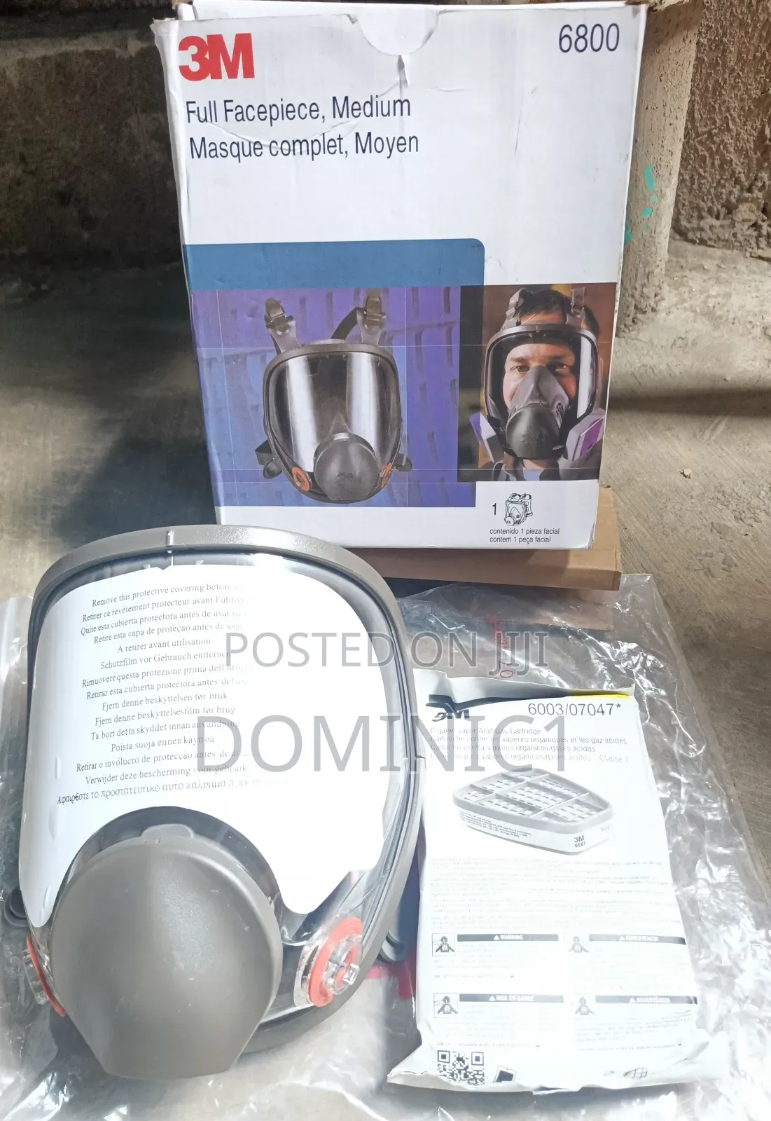 3m 6800 Full Facepiece Reusable Respirator