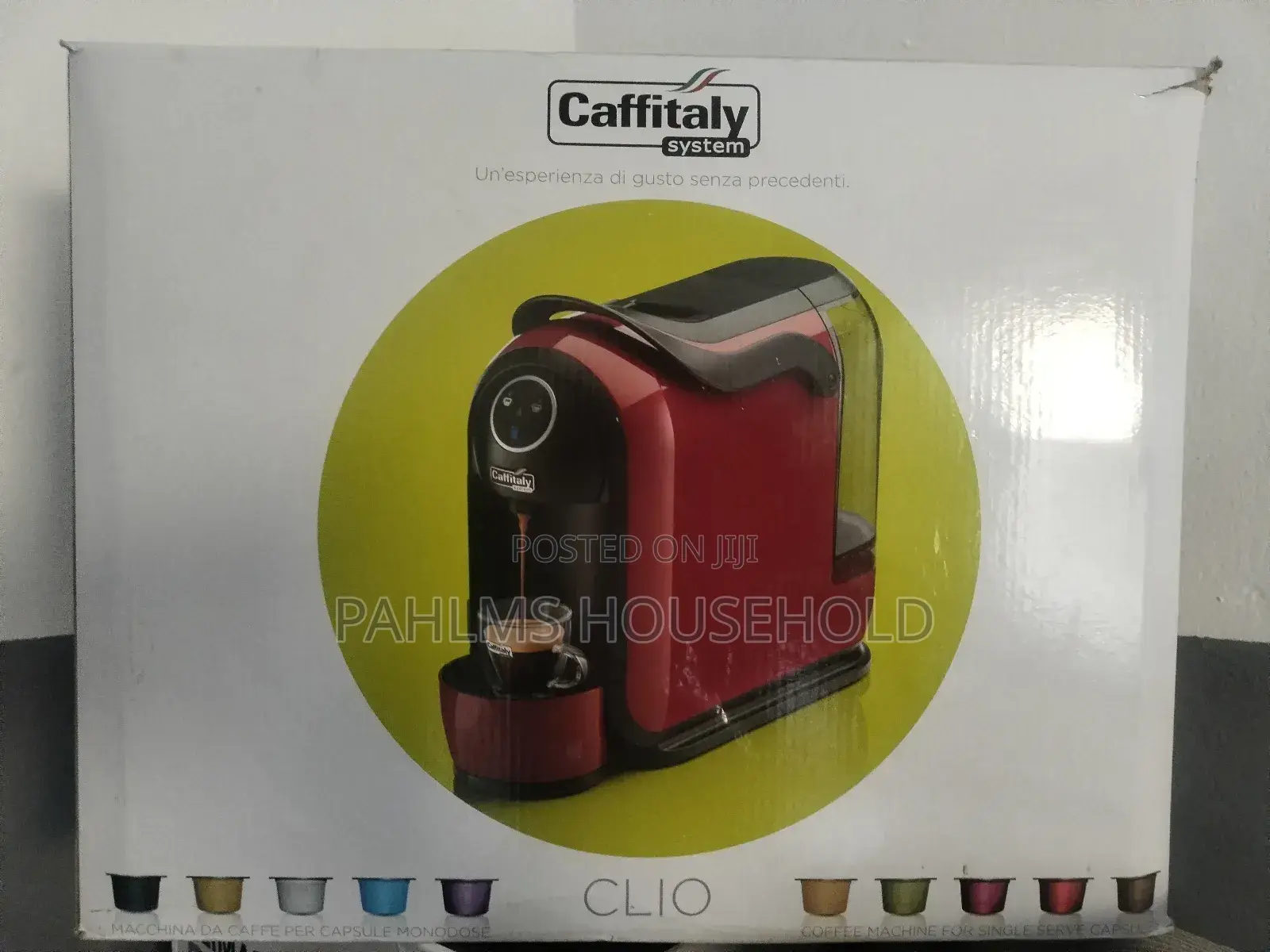 Caffitaly Capsule Coffee Machine + Free Milk Frother