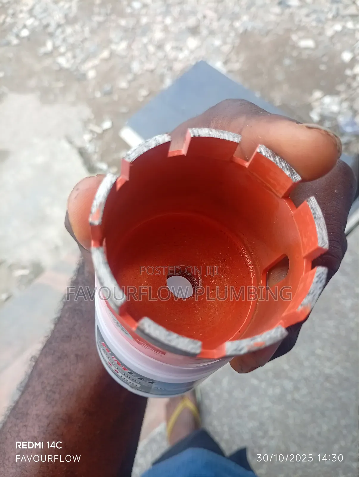 Jumlee 60mm Diamond-Coated Marble Hole Saw