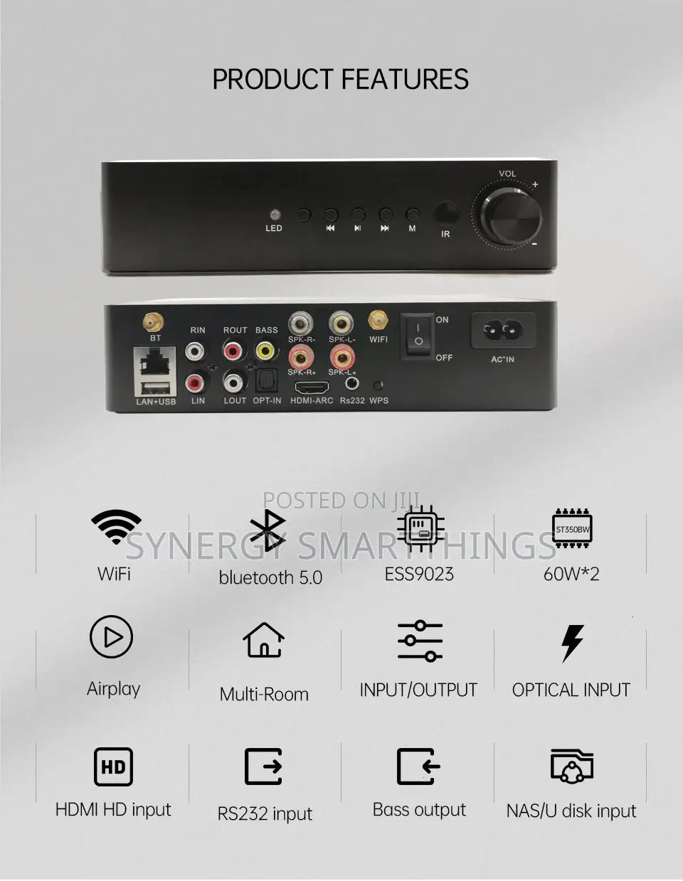 Smart Multi-Room Amplifier