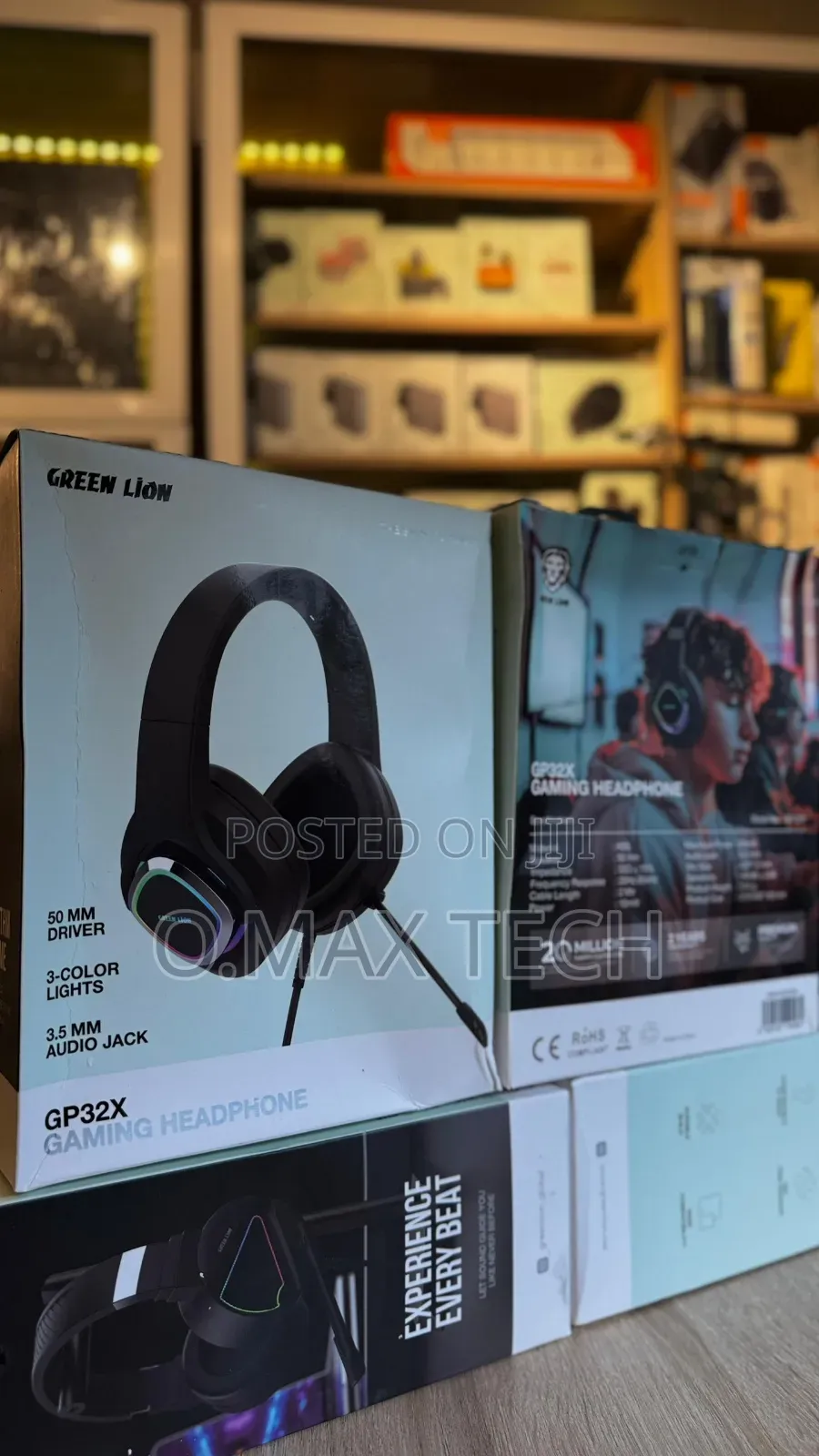Green Lion Sleek Anc Gp32x Gaming Headphone/Headset