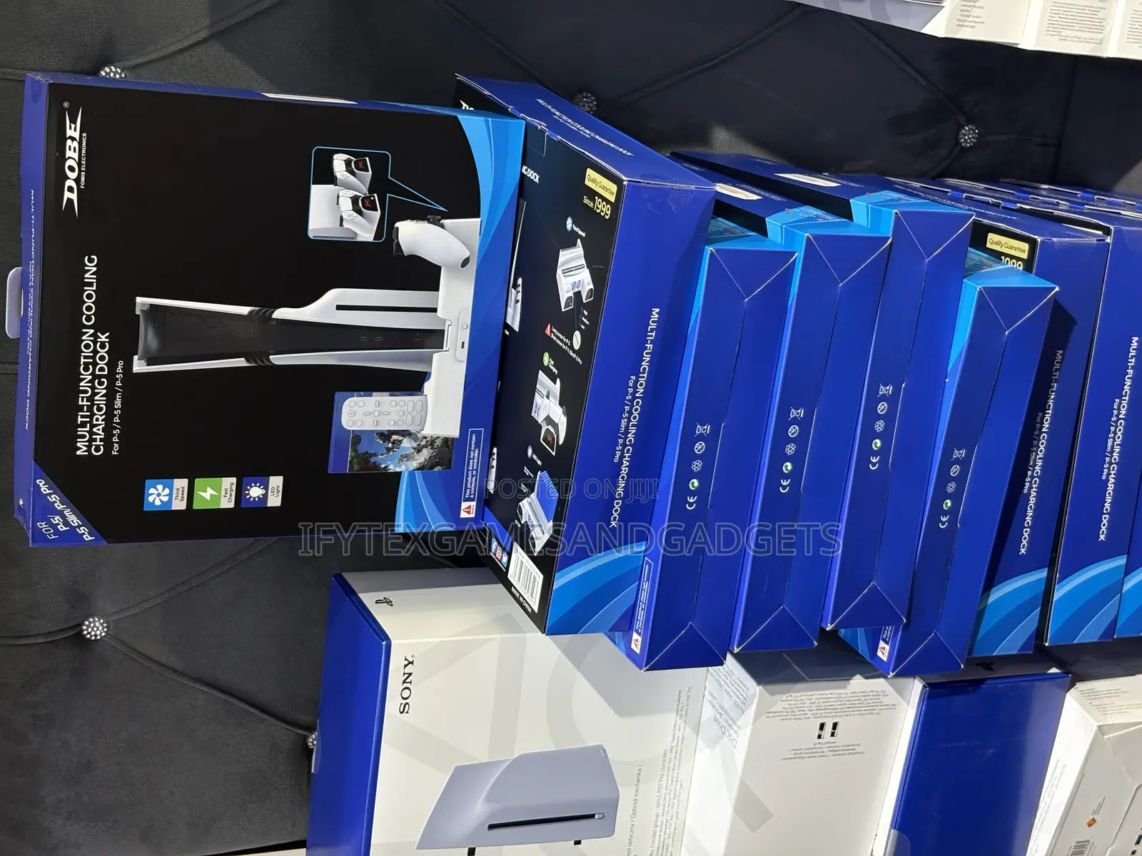 Multifunctional Cooling Stand and Charging Dock for Ps 5 Slim , Pro
