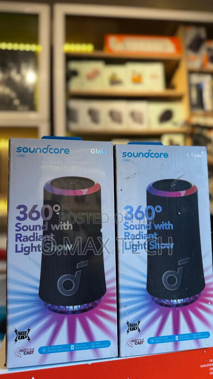 Anker Soundcore Glow Portable Speaker With 30w 360°