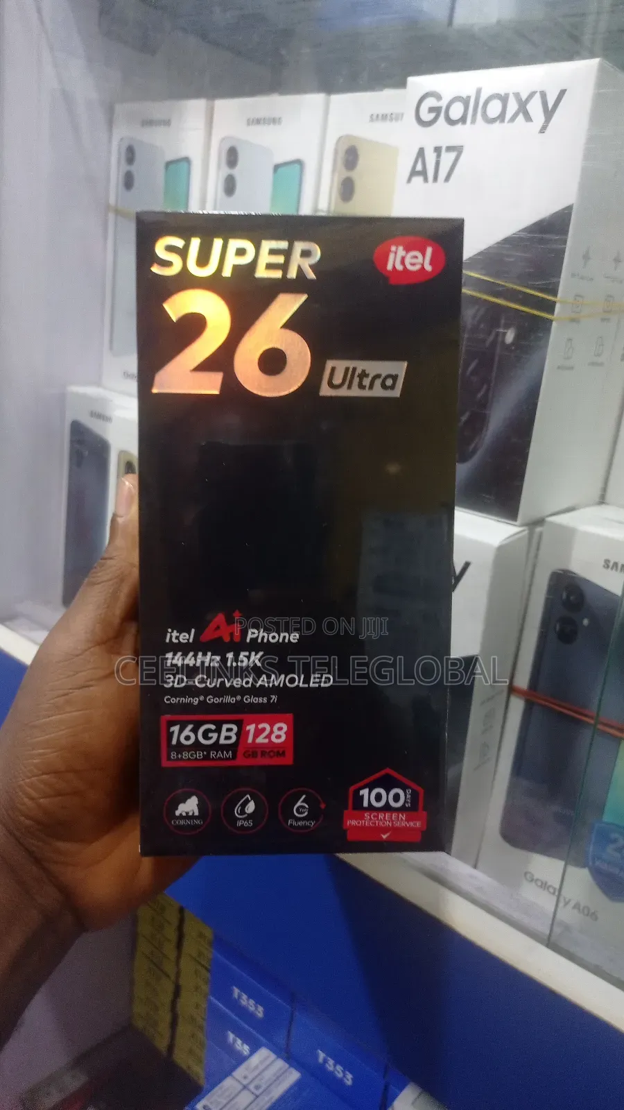 New Itel S26 Ultra 128 GB Black