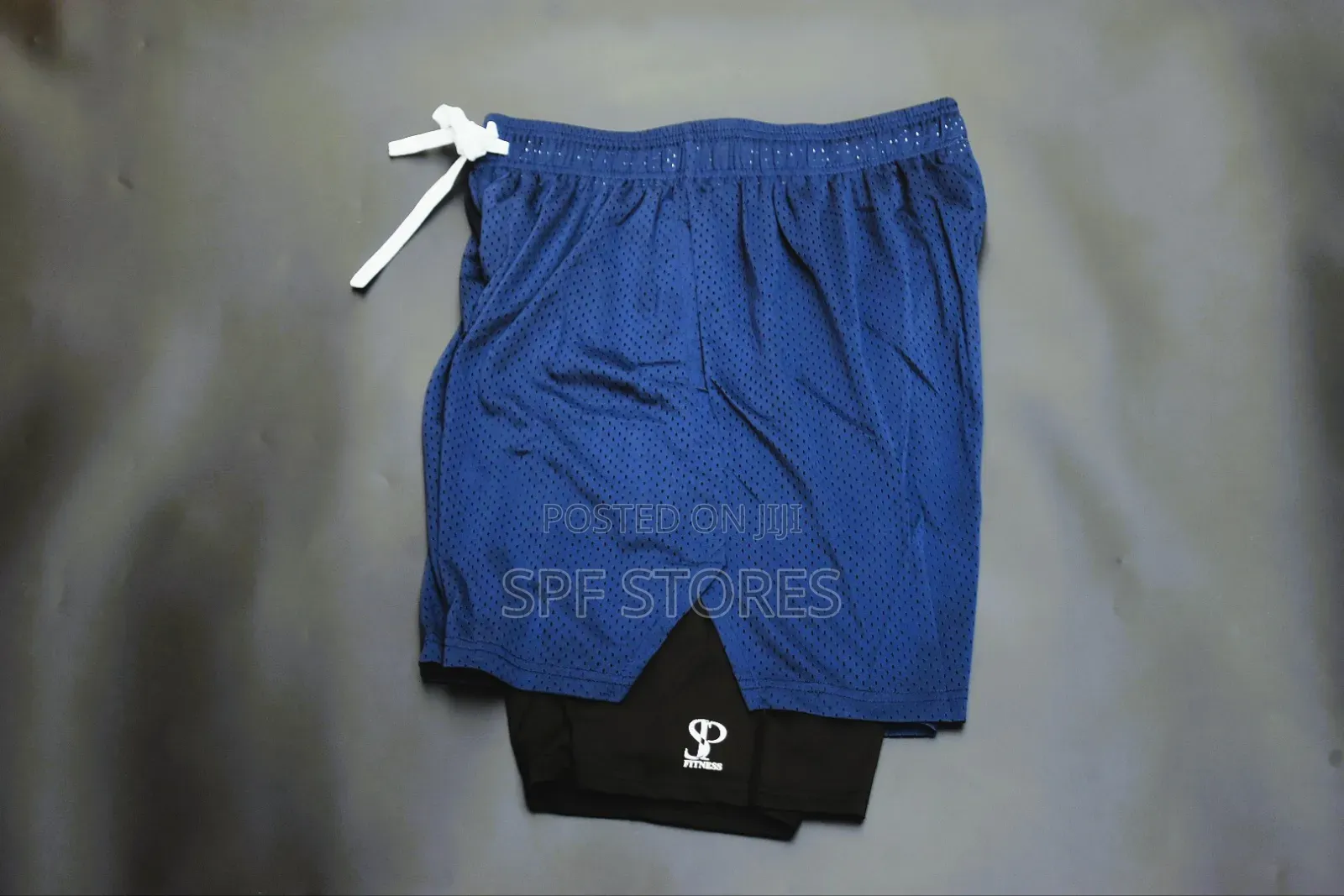 Sp Fitness Blue Colour Short With Inner Tight