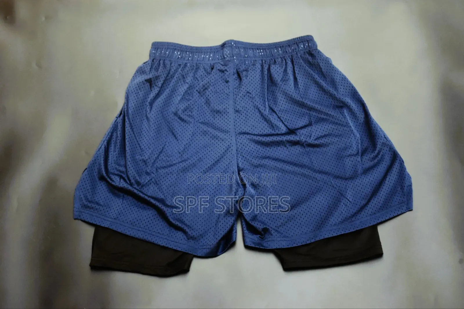 Sp Fitness Blue Colour Short With Inner Tight