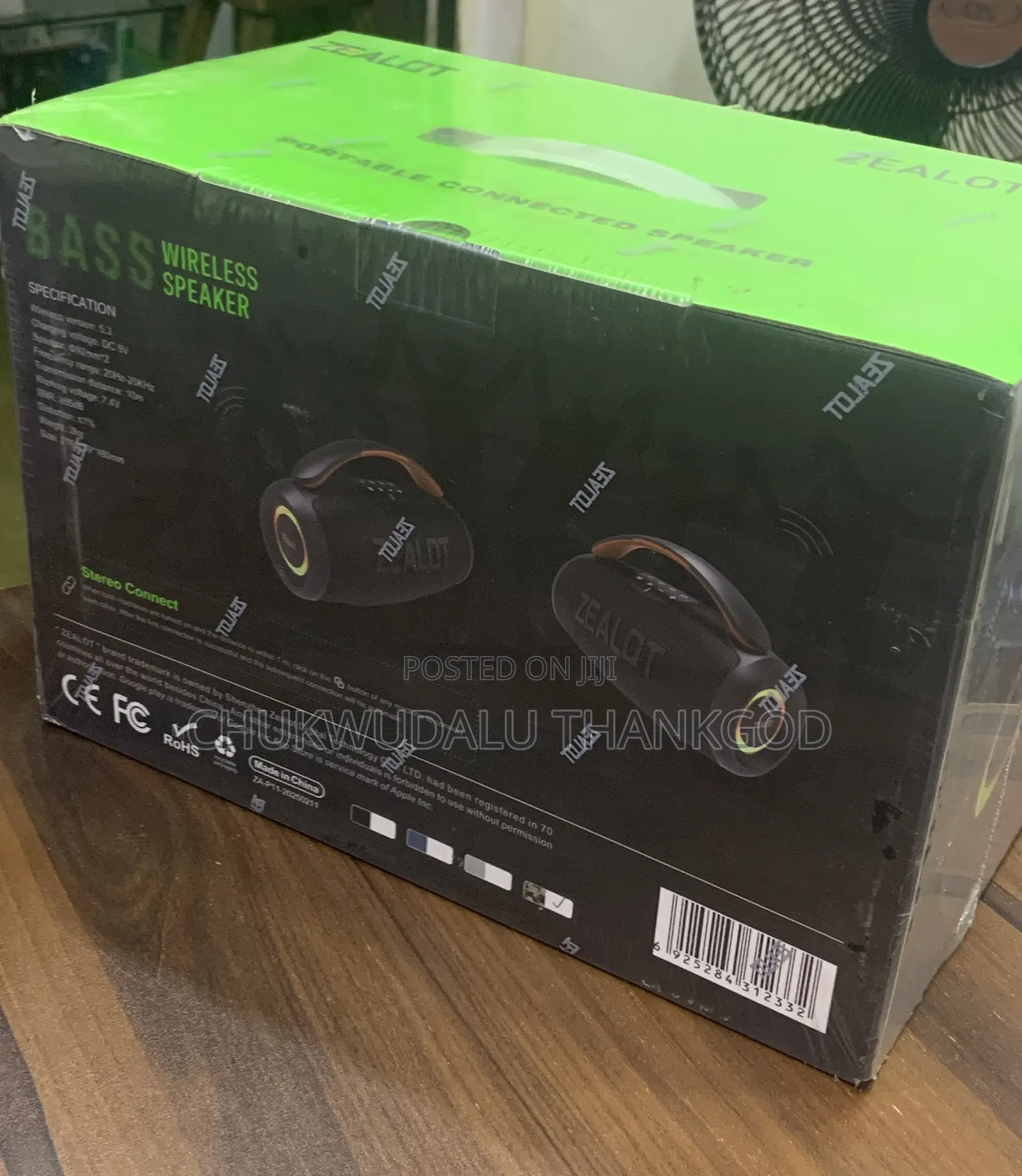 Zealot P11 Wireless Super Bass Speaker