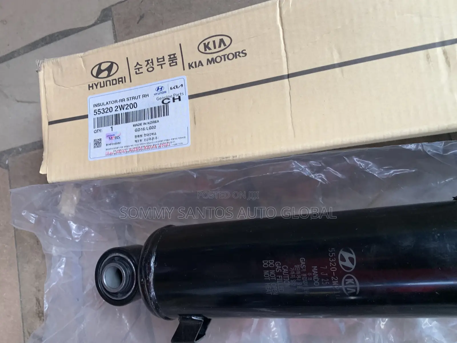 Back Balloon (Heavy Duty) Shock Absorber for Hyundai Santafe Available