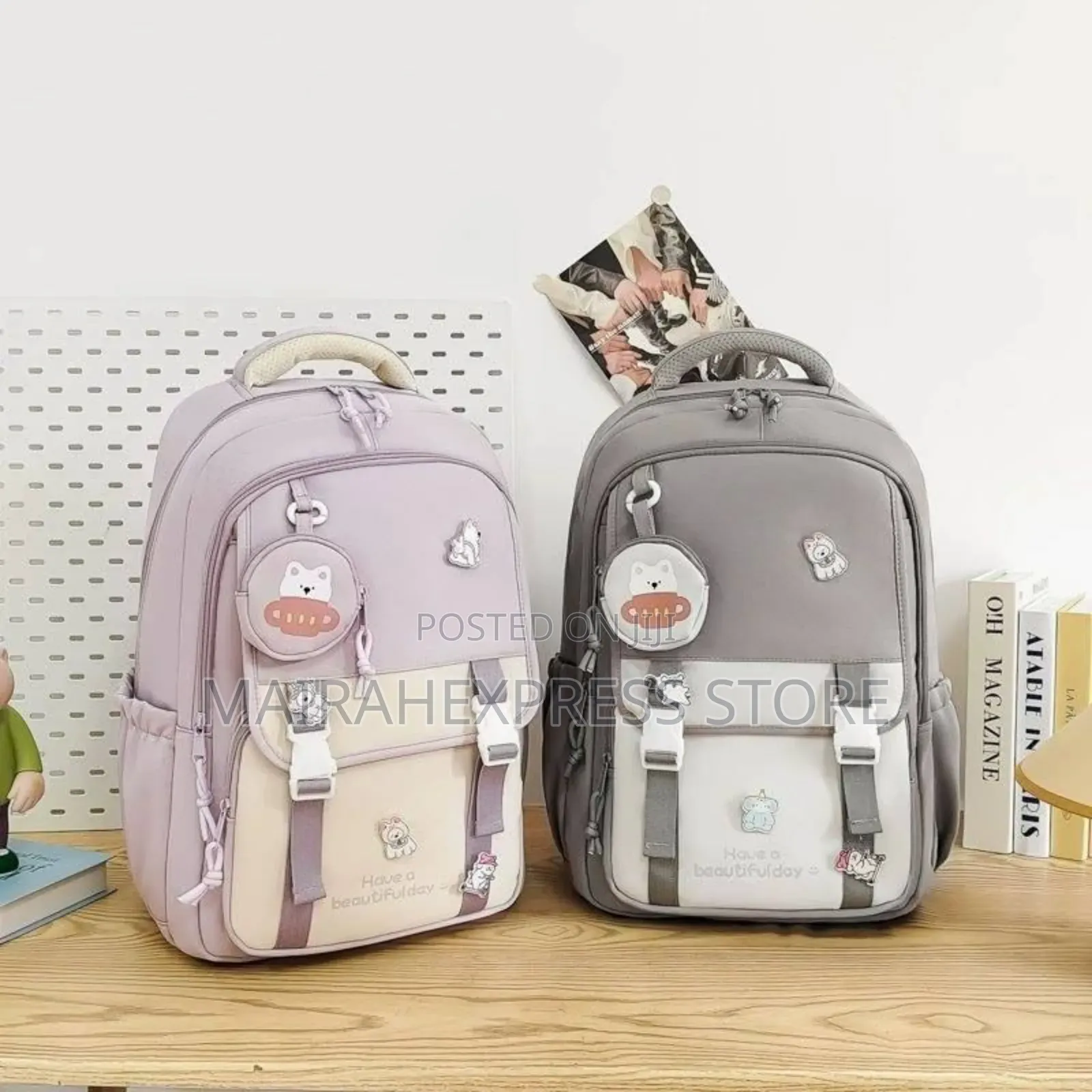 Beautiful Day School Back Bag (D4r3t)