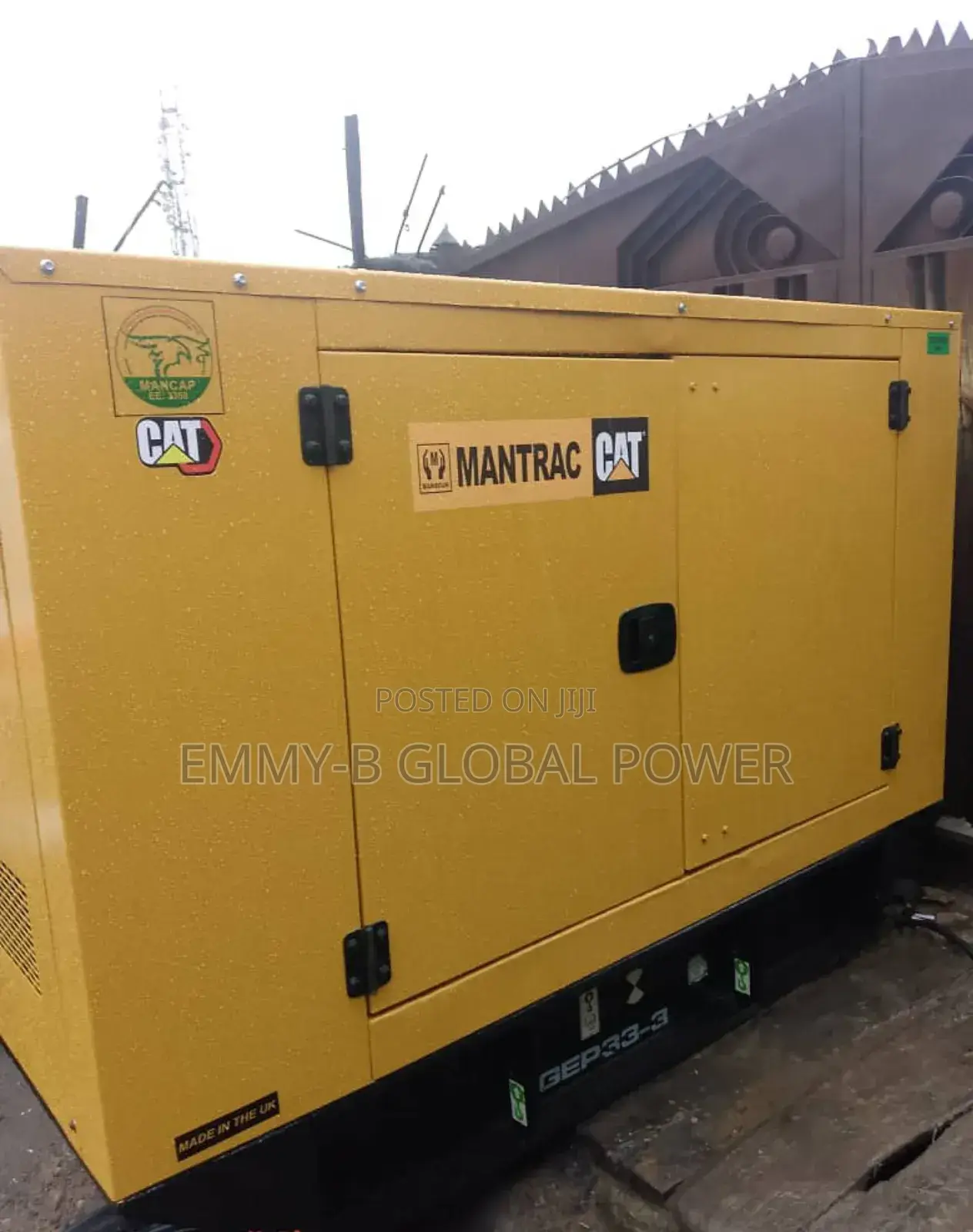 Mantrac 30kva (Cat) Uk Used With A Full Warranty