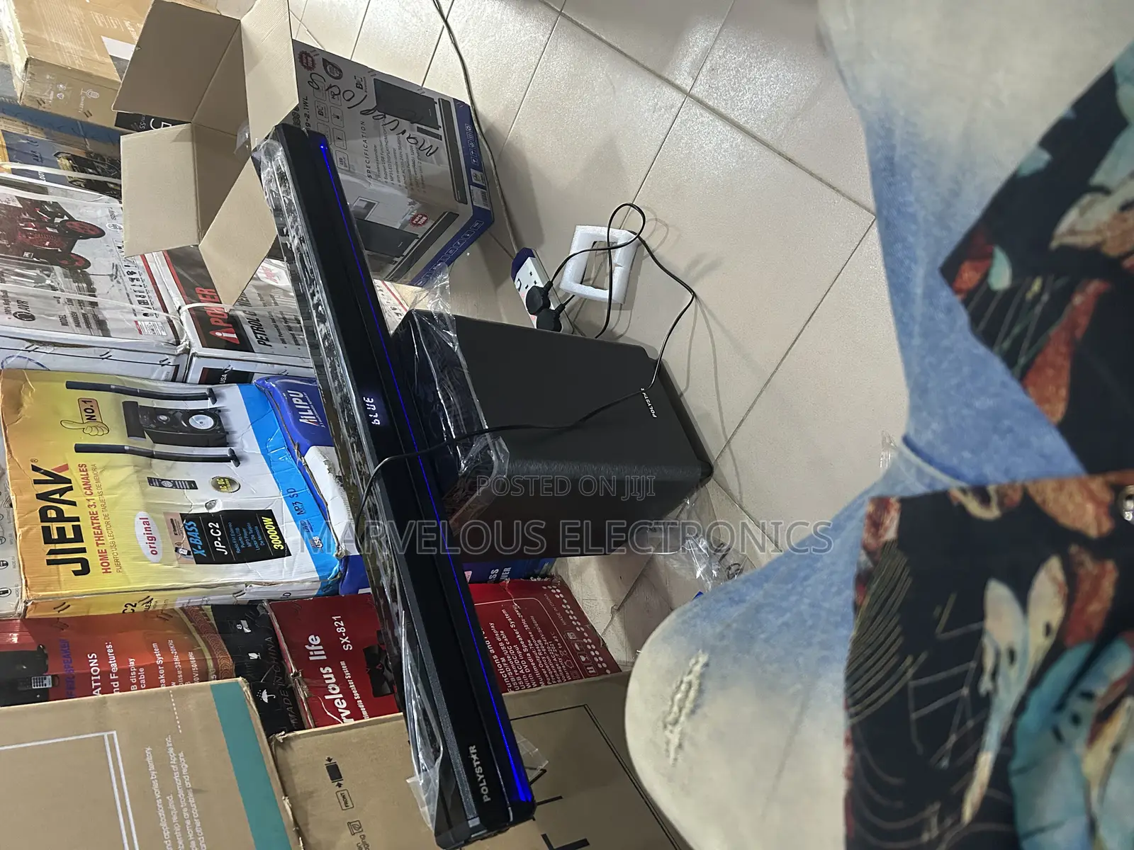 Brabd New Polystar Sound Bar Sound System 1000wat