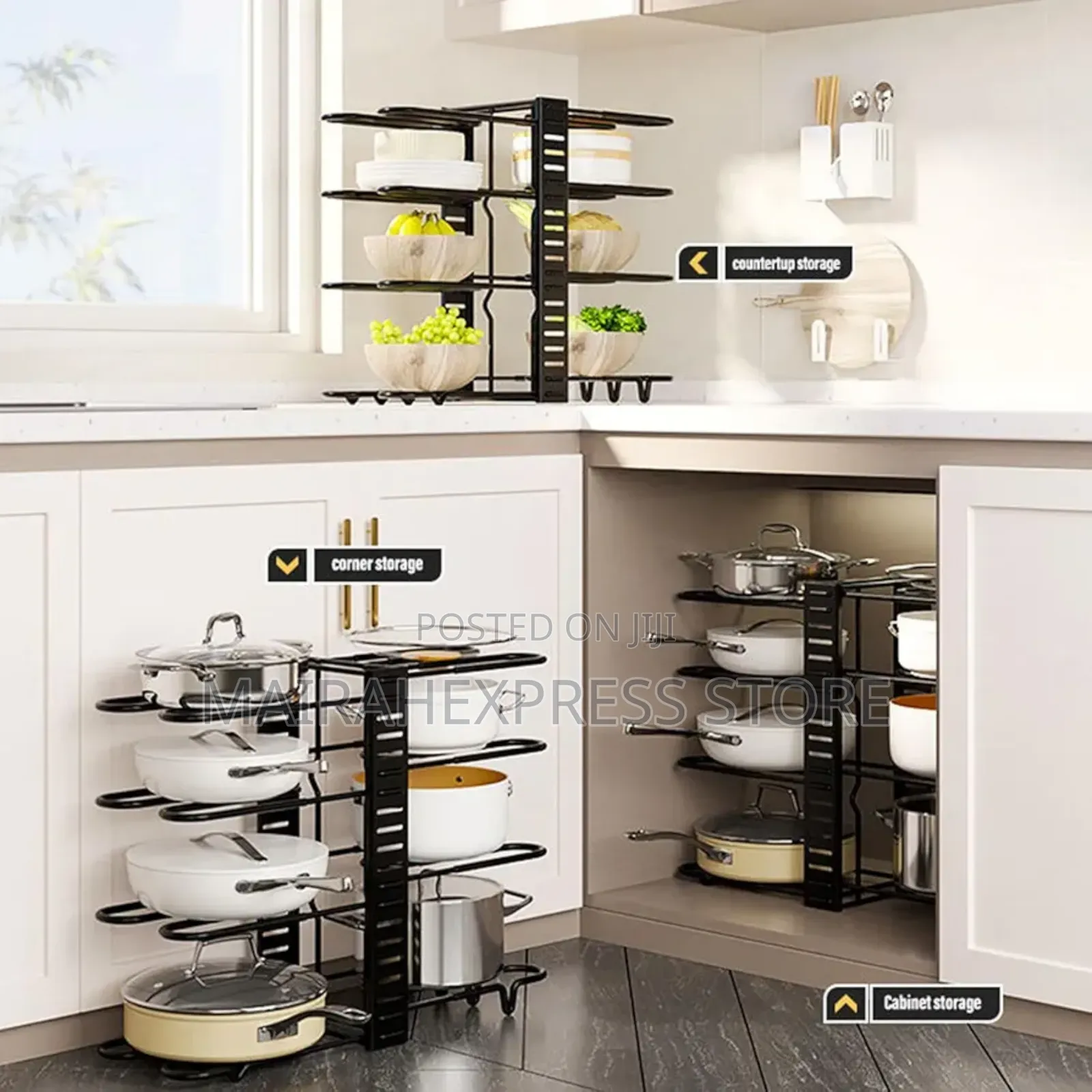 8-tier Pot Rack Organizer (2st7).