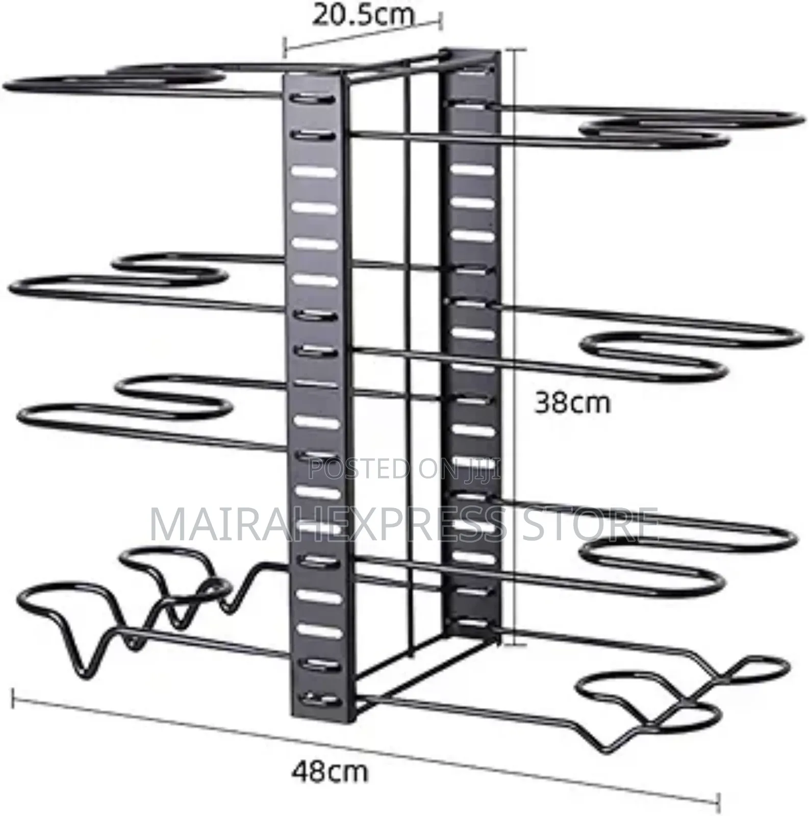 8-tier Pot Rack Organizer (2st7).