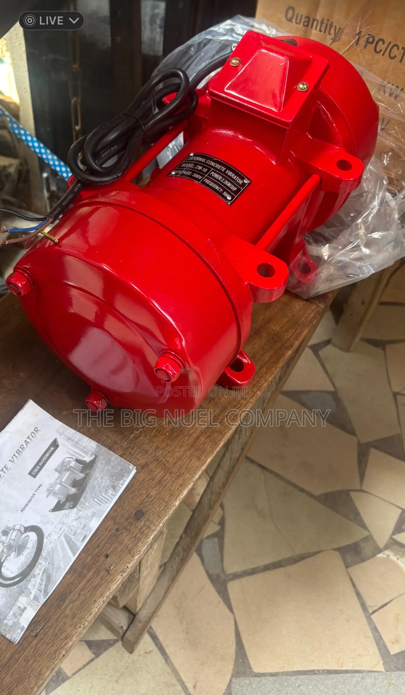 Electric Vibrator Machine 380v /2.2kw/3hp