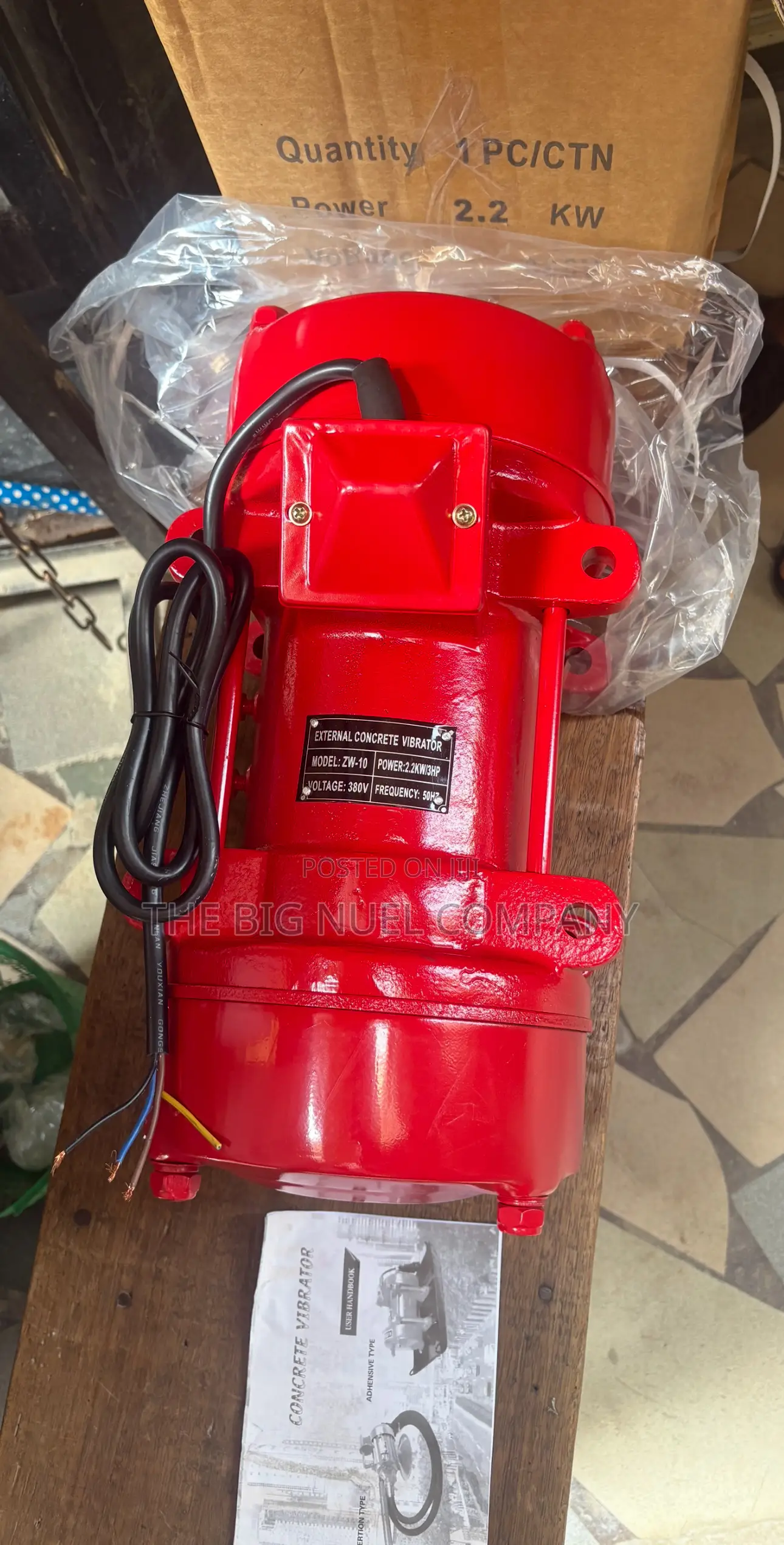 Electric Vibrator Machine 380v /2.2kw/3hp