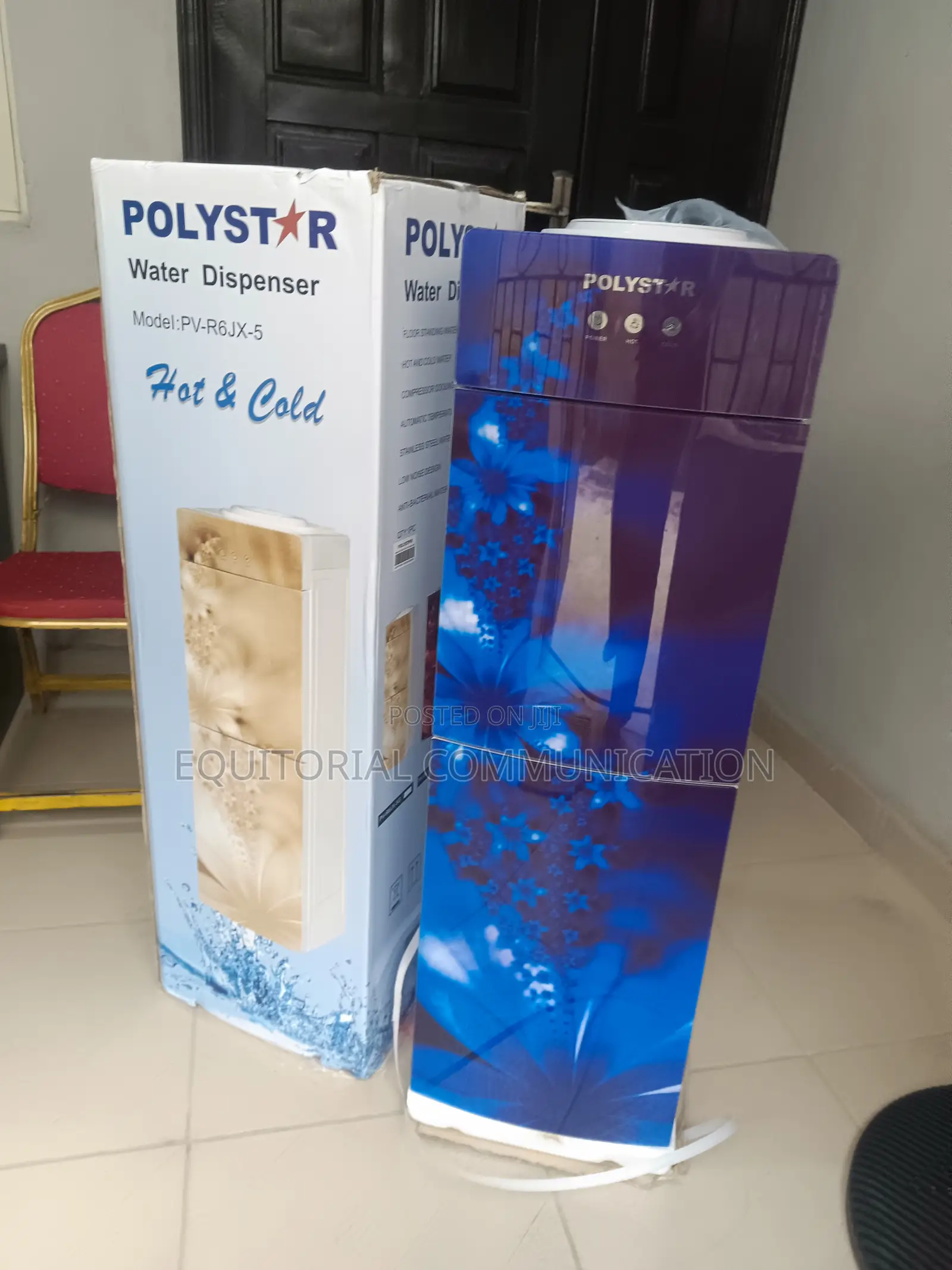 Polystar Pv-R6jx-5 Hot Cold Water Dispenser With Fridge Freezer