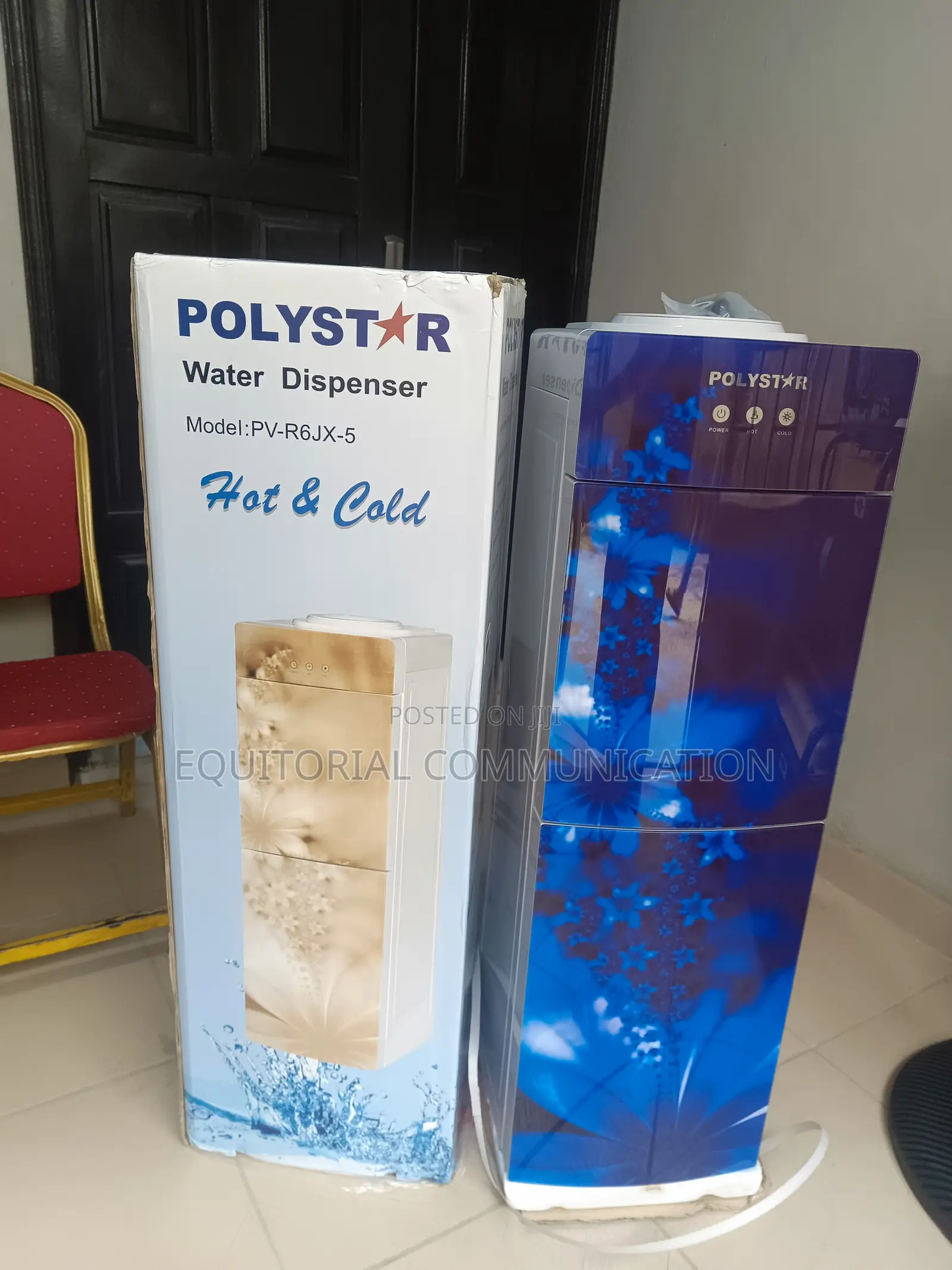 Polystar Pv-R6jx-5 Hot Cold Water Dispenser With Fridge Freezer