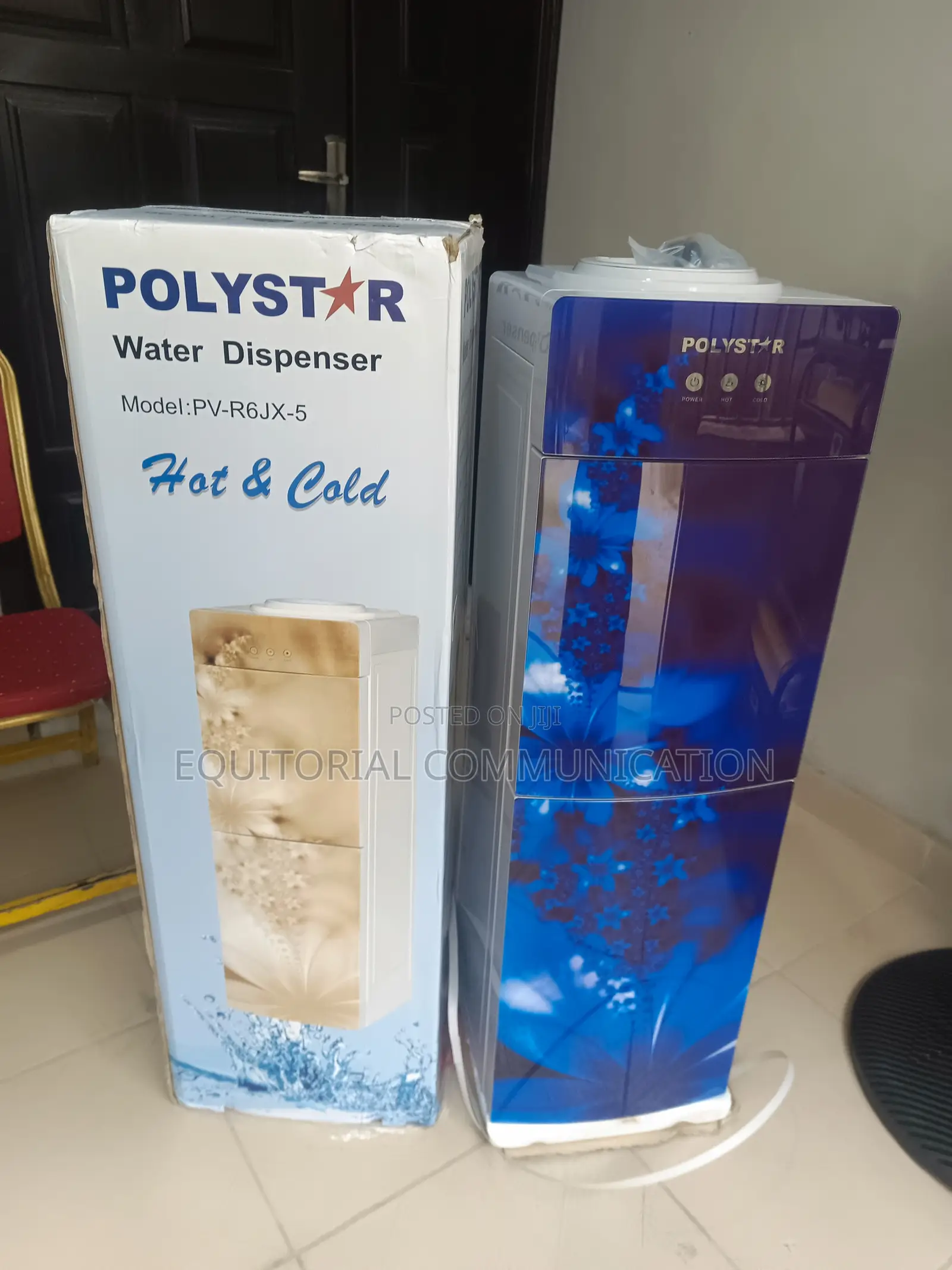 Polystar Pv-R6jx-5rf 3-in-1 Water Dispenser With Built-in Refrigerator