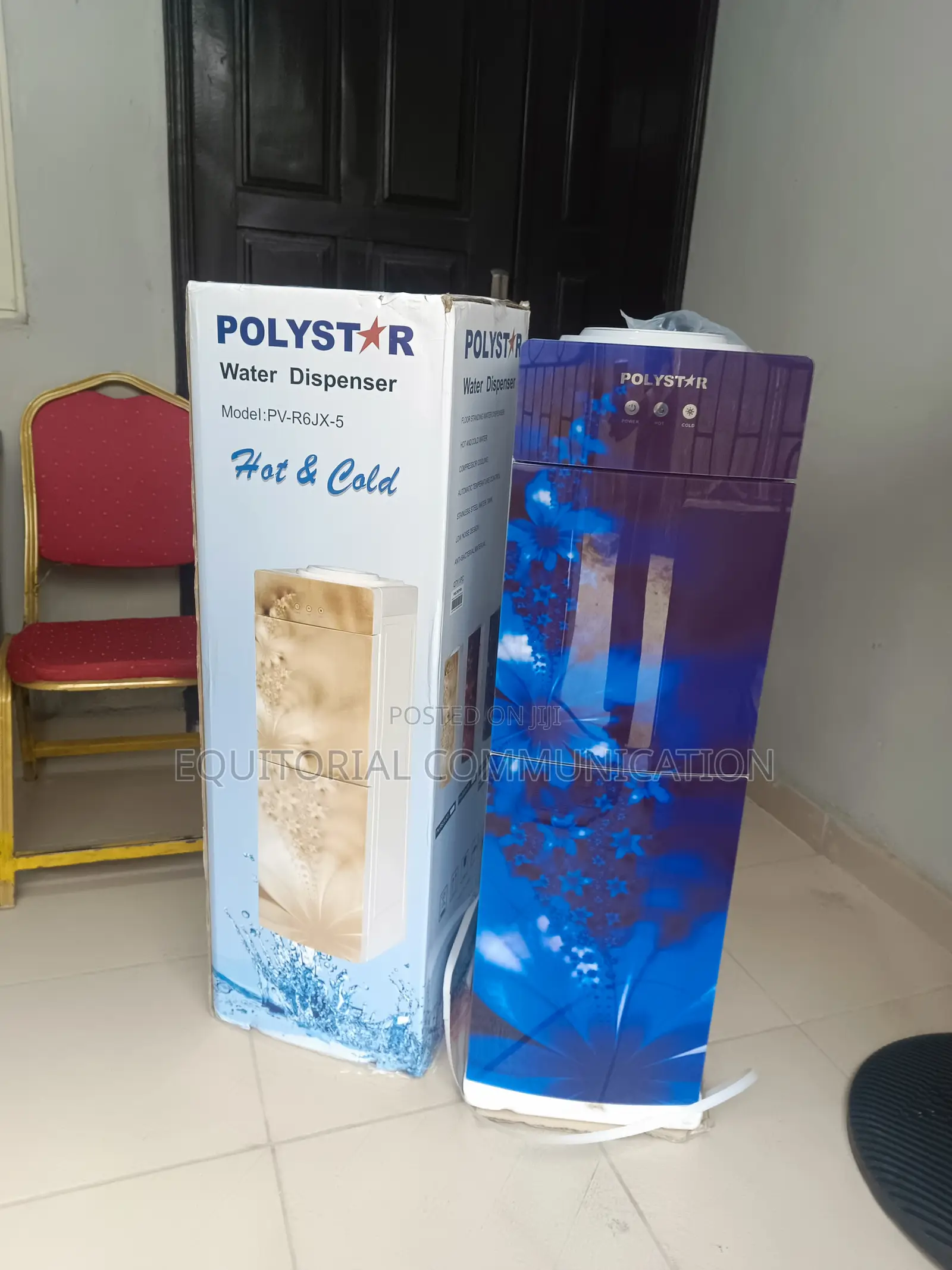 Polystar Pv-R6jx-5rf 3-in-1 Water Dispenser With Built-in Refrigerator