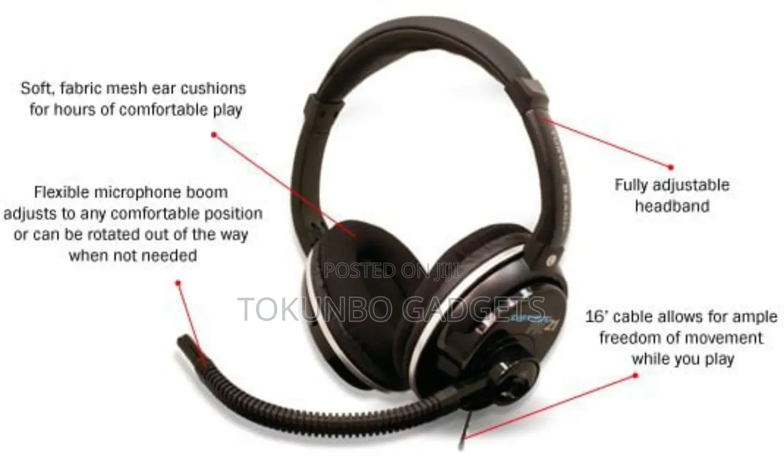 Turtle Beach Ear Force Px21 Gaming Headset For Ps3/Ps4 And Xbox