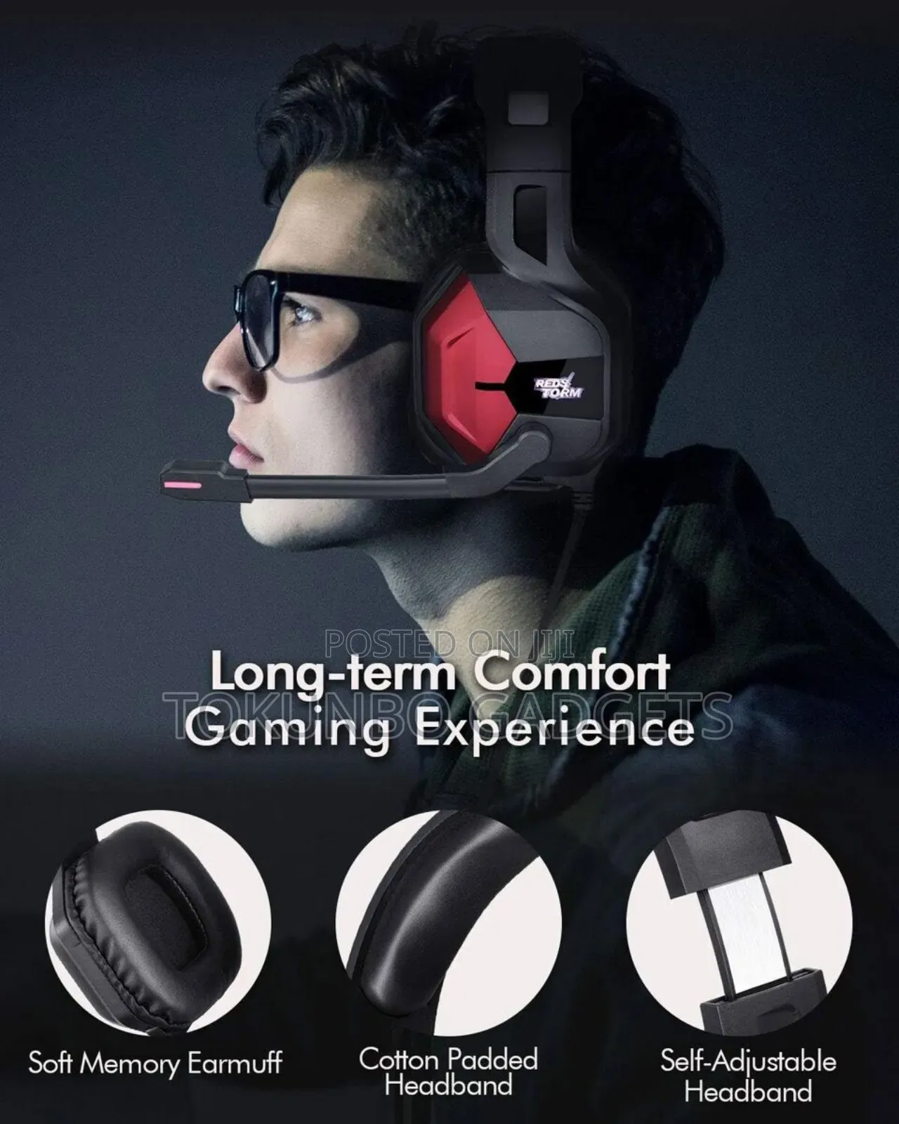 Easysmx Gaming Headset Ps3/Ps4 And Xbox Headset With 7.1 Suround Sound