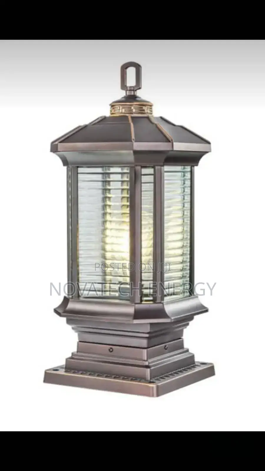 Fence or Pillar Quality Brass Outdoor Light