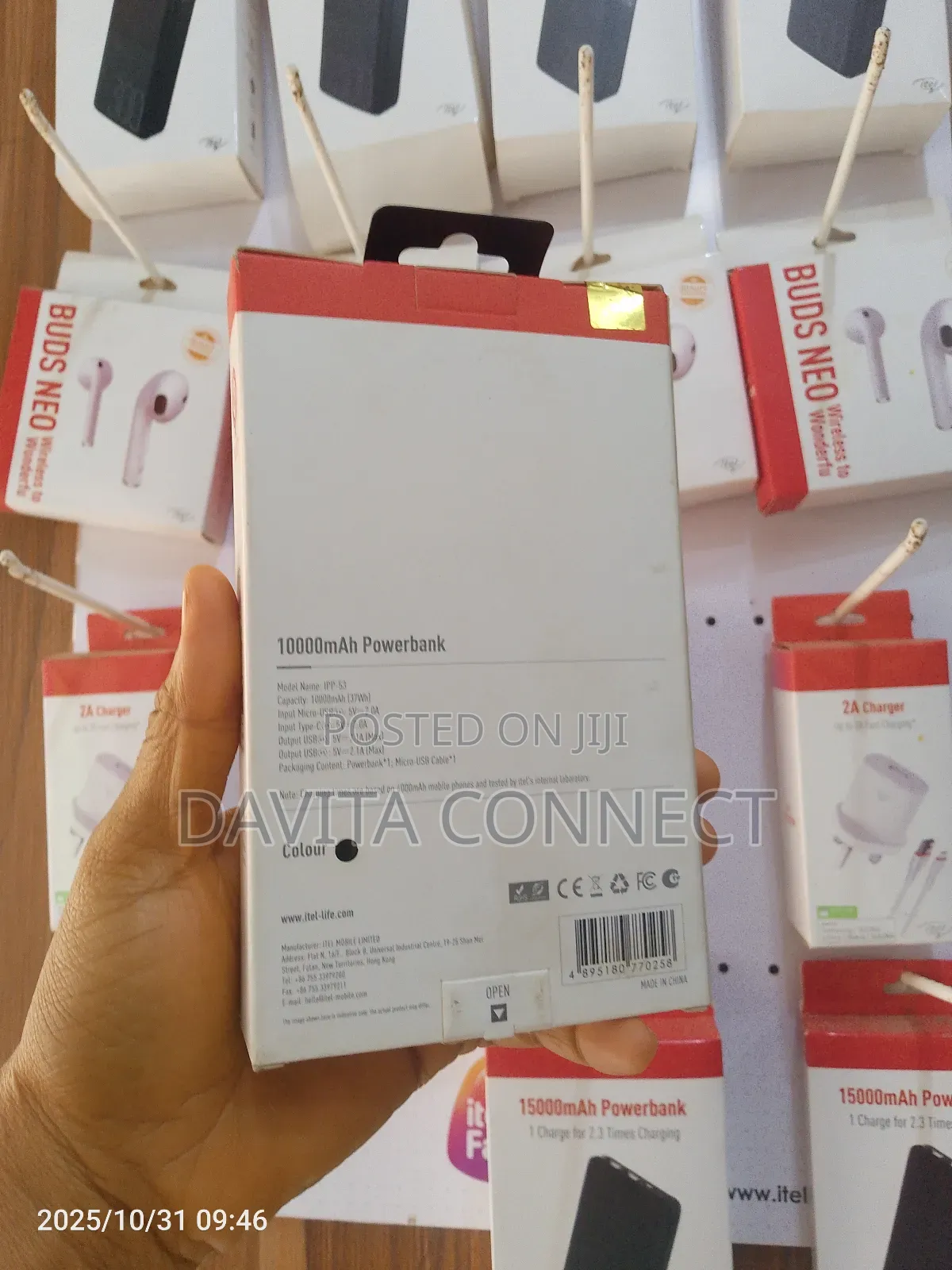 Itel Ipp-53 10000mah Fast Power Bank
