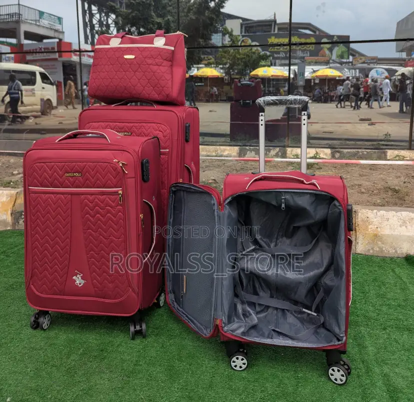 4-in-1 Premium Travel Luggage Set (Also Available in Black and Blue)