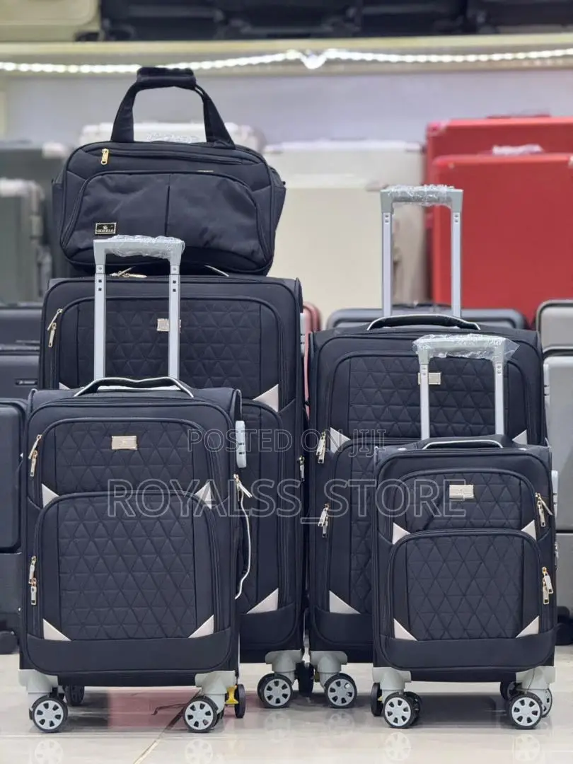 5-in-1 Premium Travel Luggage Set (Also in Black, Red, Blue, Purple)