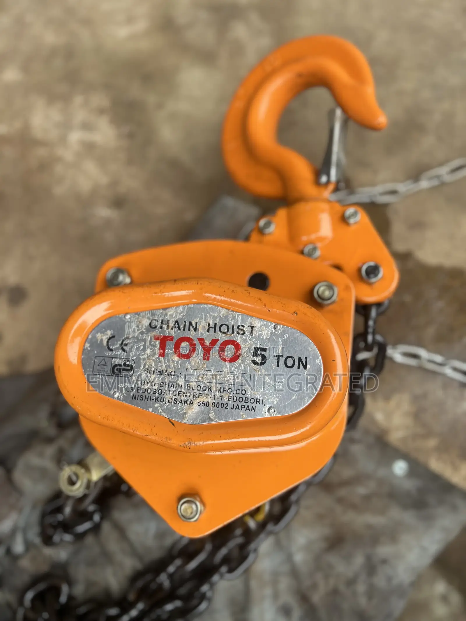 Toyo 5-ton Manual Chain Hoist